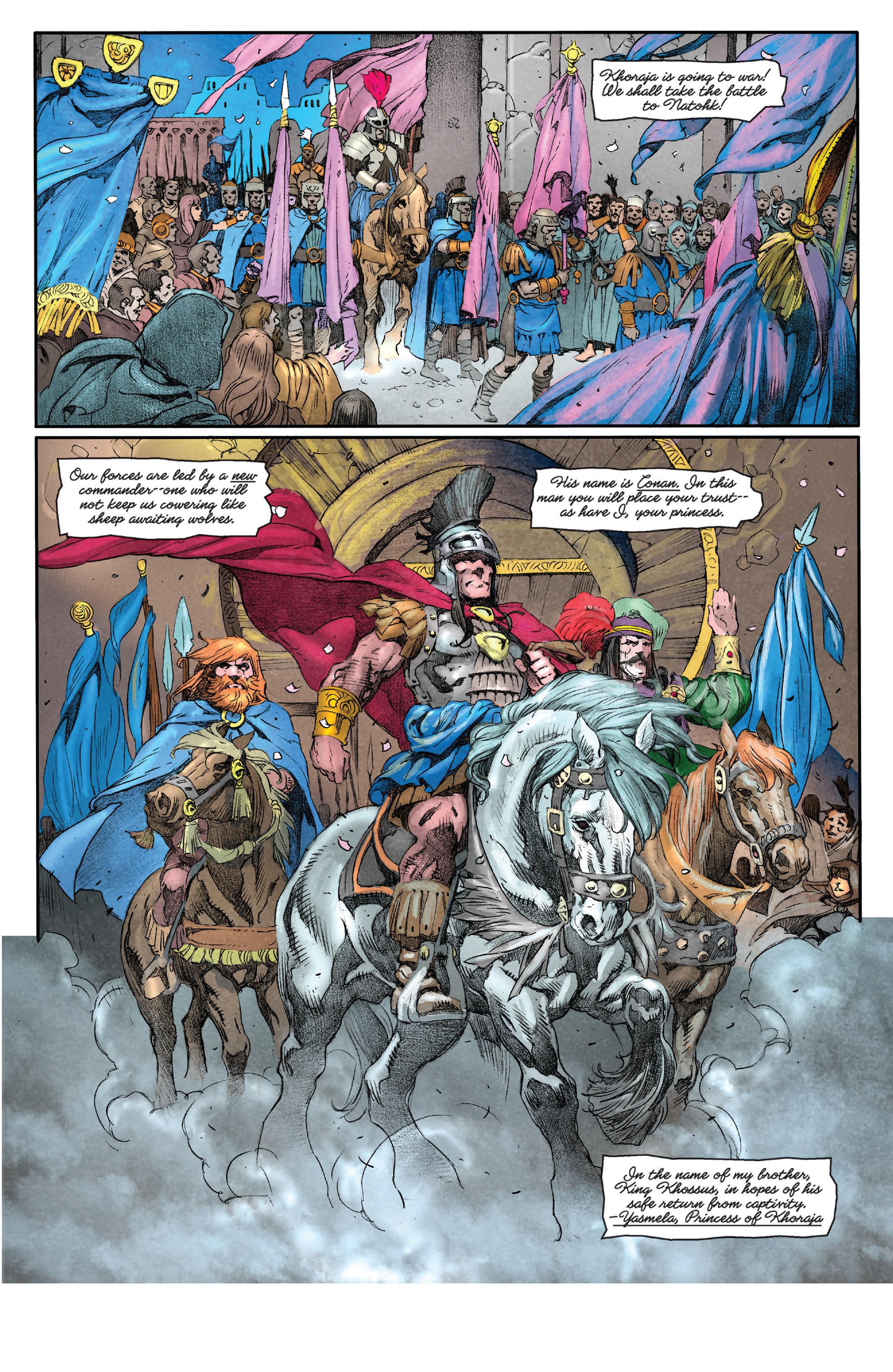 Read online Conan Chronicles Epic Collection comic -  Issue # TPB The Battle of Shamla Pass (Part 1) - 76