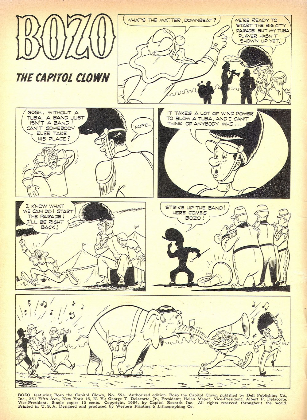 Read online Four Color Comics comic -  Issue #594 - 2