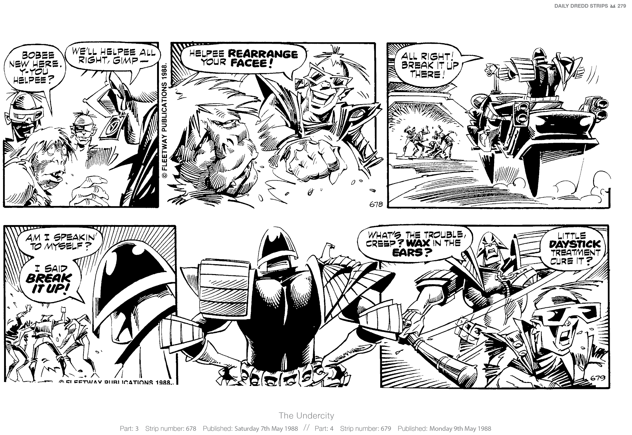 Read online Judge Dredd: The Daily Dredds comic -  Issue # TPB 2 - 282