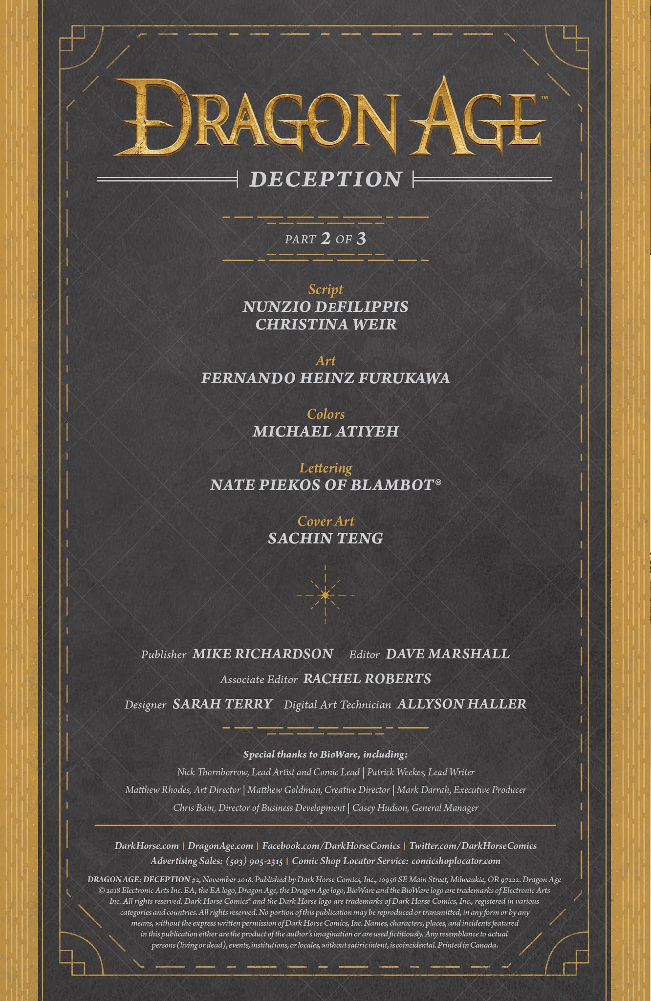 Read online Dragon Age: Deception comic -  Issue #2 - 2