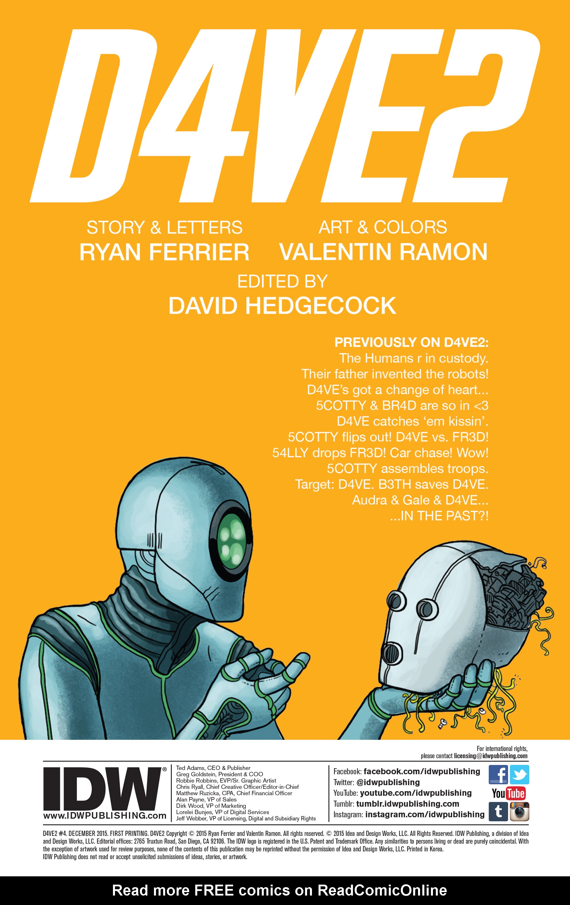 Read online D4VE2 comic -  Issue #4 - 2