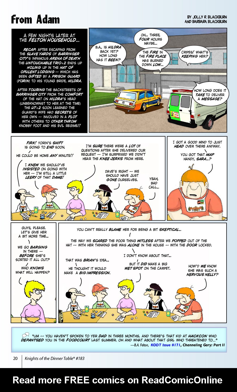 Read online Knights of the Dinner Table comic -  Issue #183 - 22