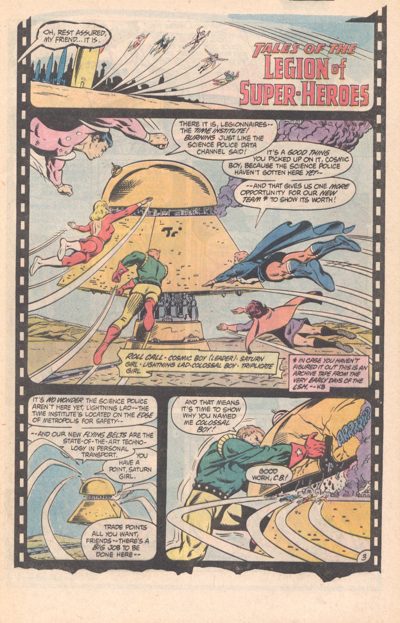 Legion of Super-Heroes (1980) 295 Page 3