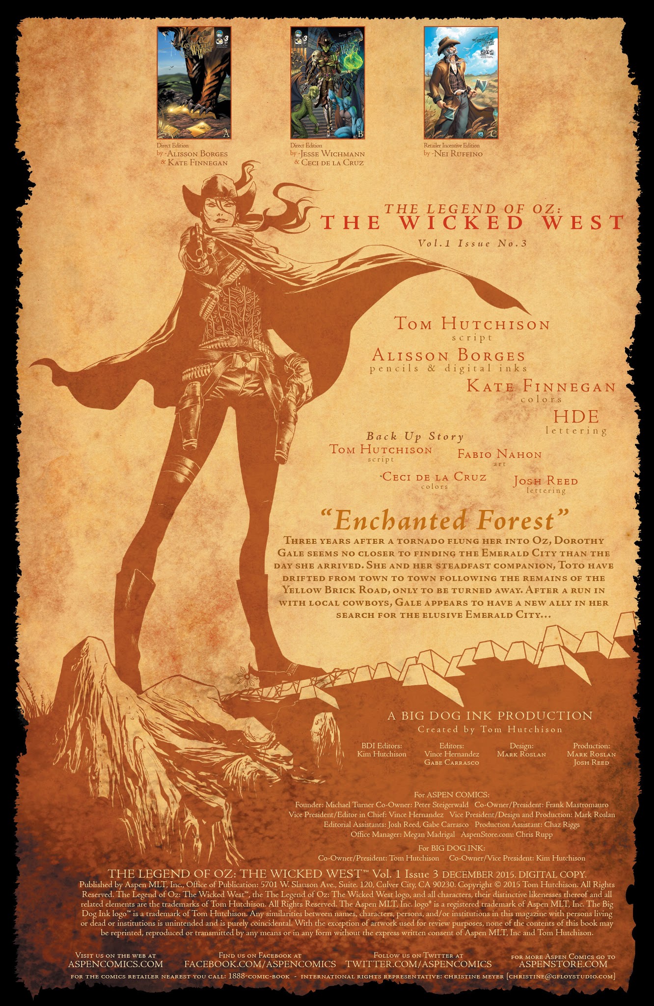 Read online Legend of Oz: The Wicked West (2015) comic -  Issue #3 - 3