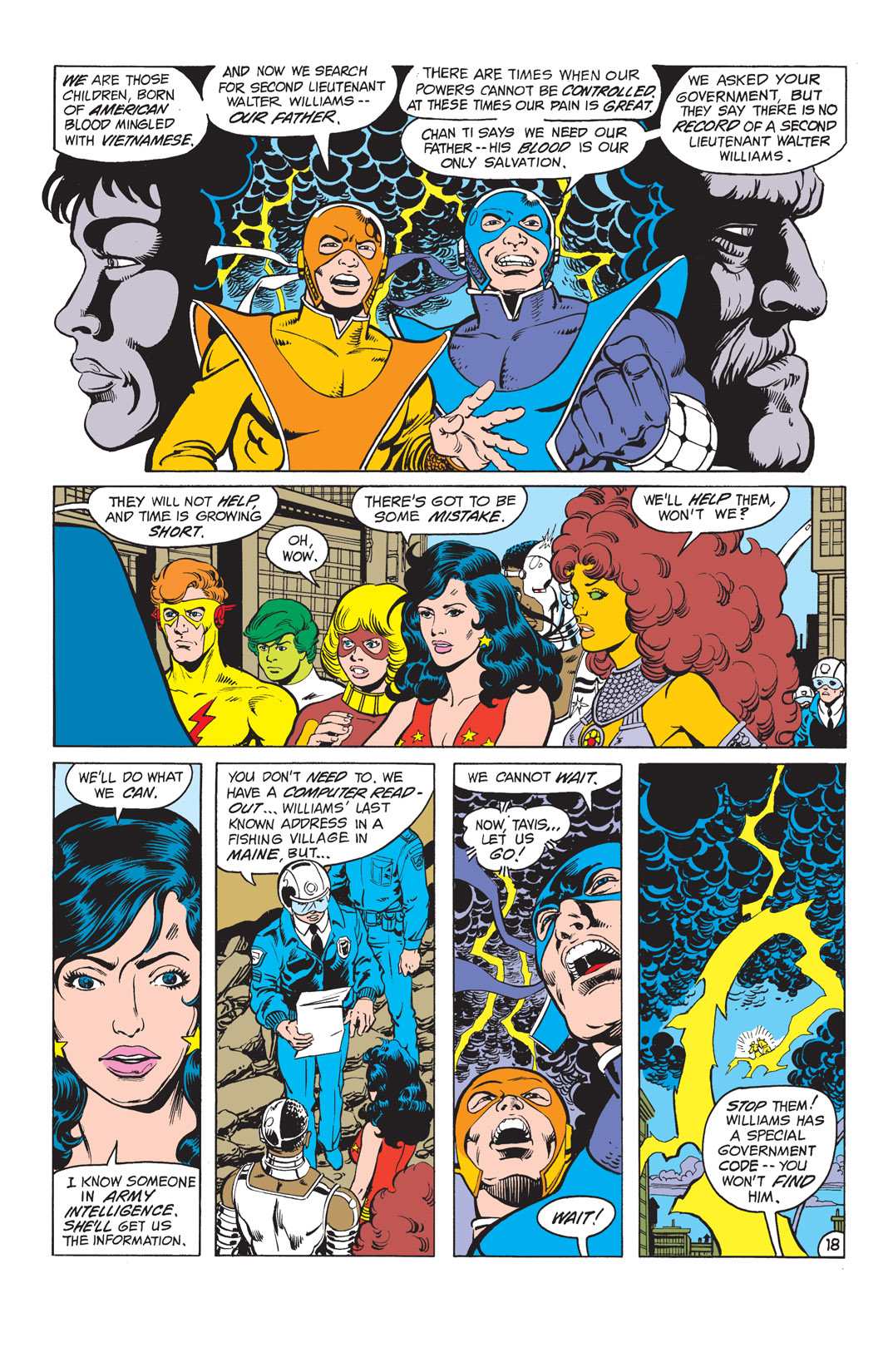 Read online The New Teen Titans (1980) comic -  Issue #32 - 19
