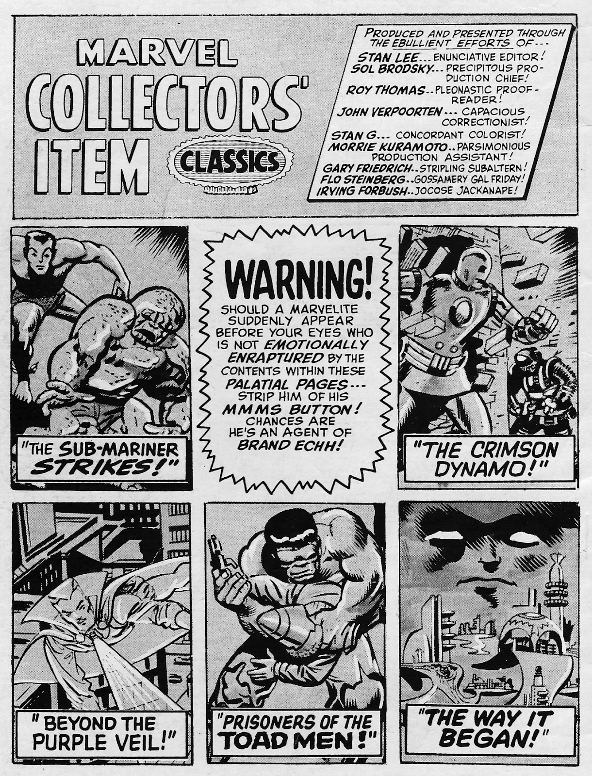 Marvel Collectors' Item Classics issue 9 - Page 2