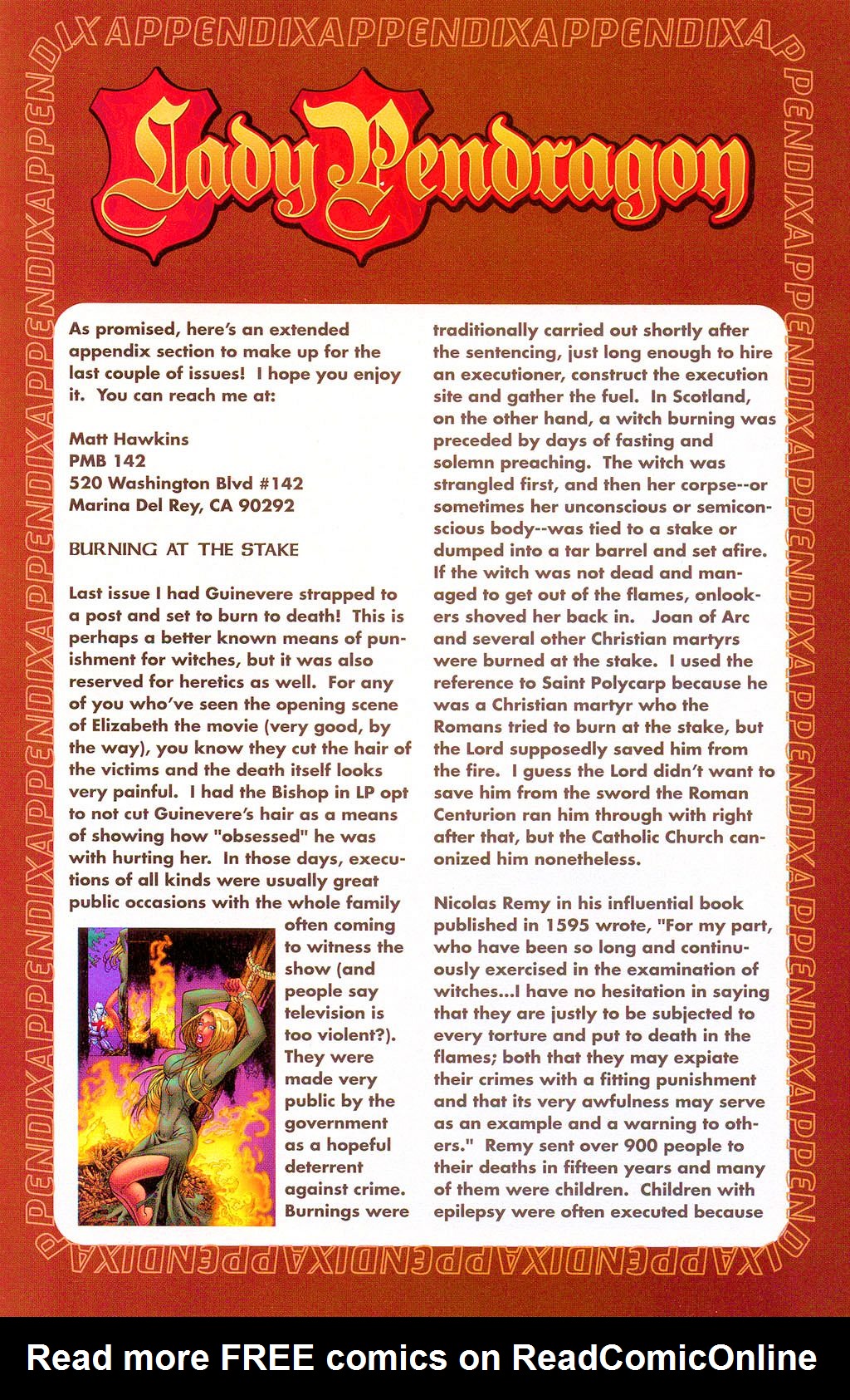 Read online Lady Pendragon comic -  Issue #5 - 22