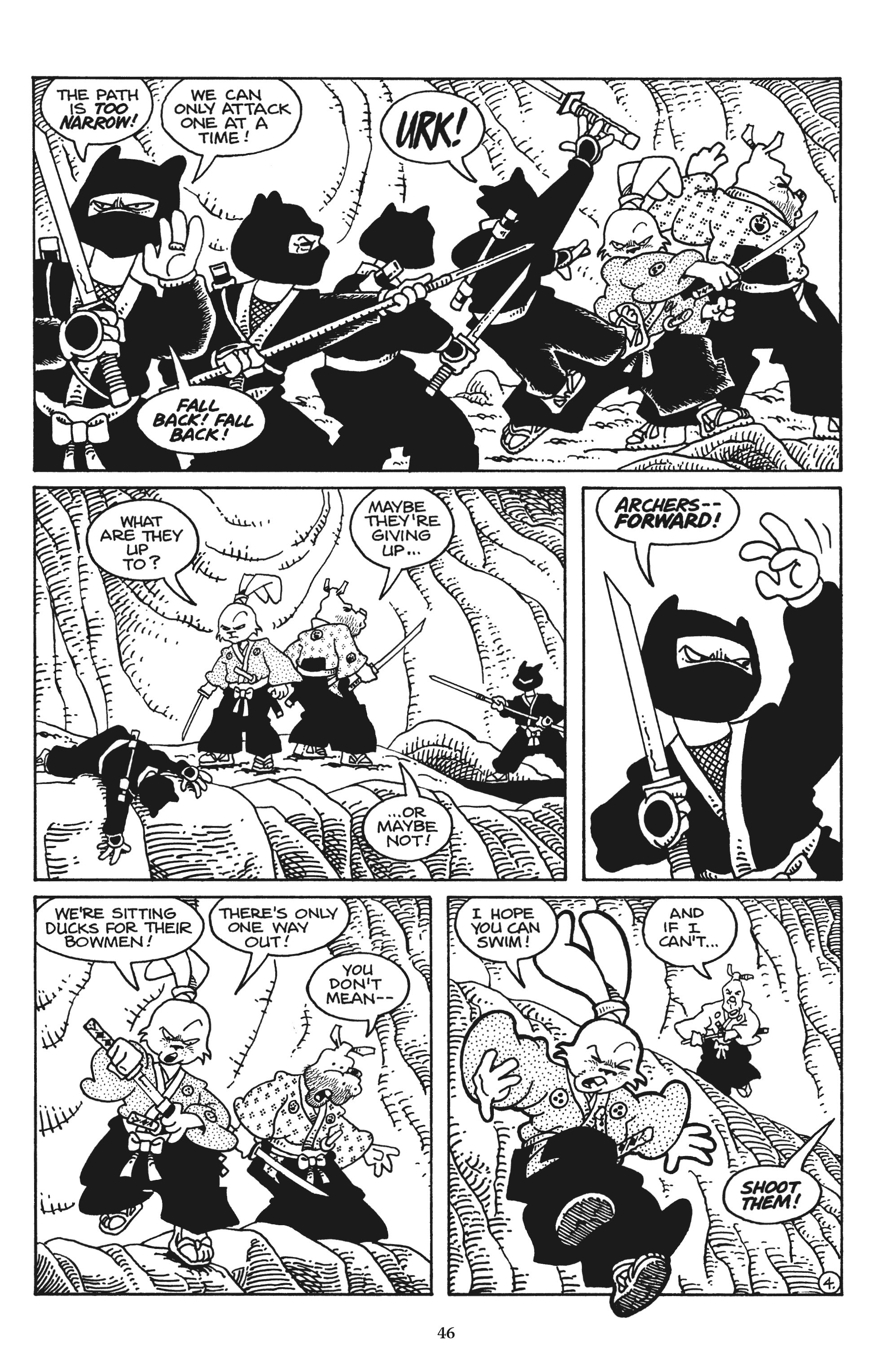 Read online Usagi Yojimbo/Teenage Mutant Ninja Turtles: The Complete Collection comic -  Issue # TPB (Part 1) - 42