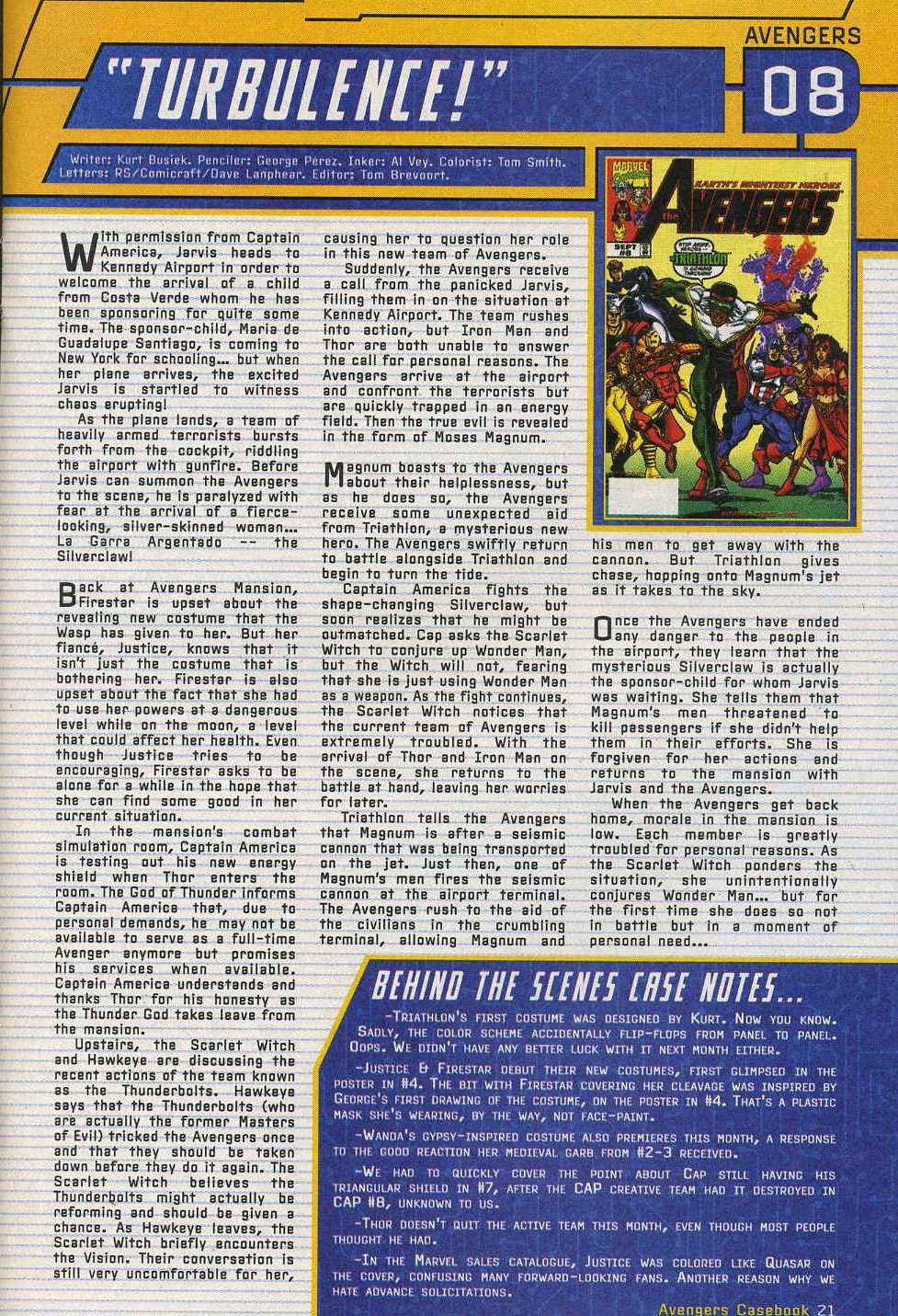 Read online Avengers: Casebook 1999 comic -  Issue # Full - 16