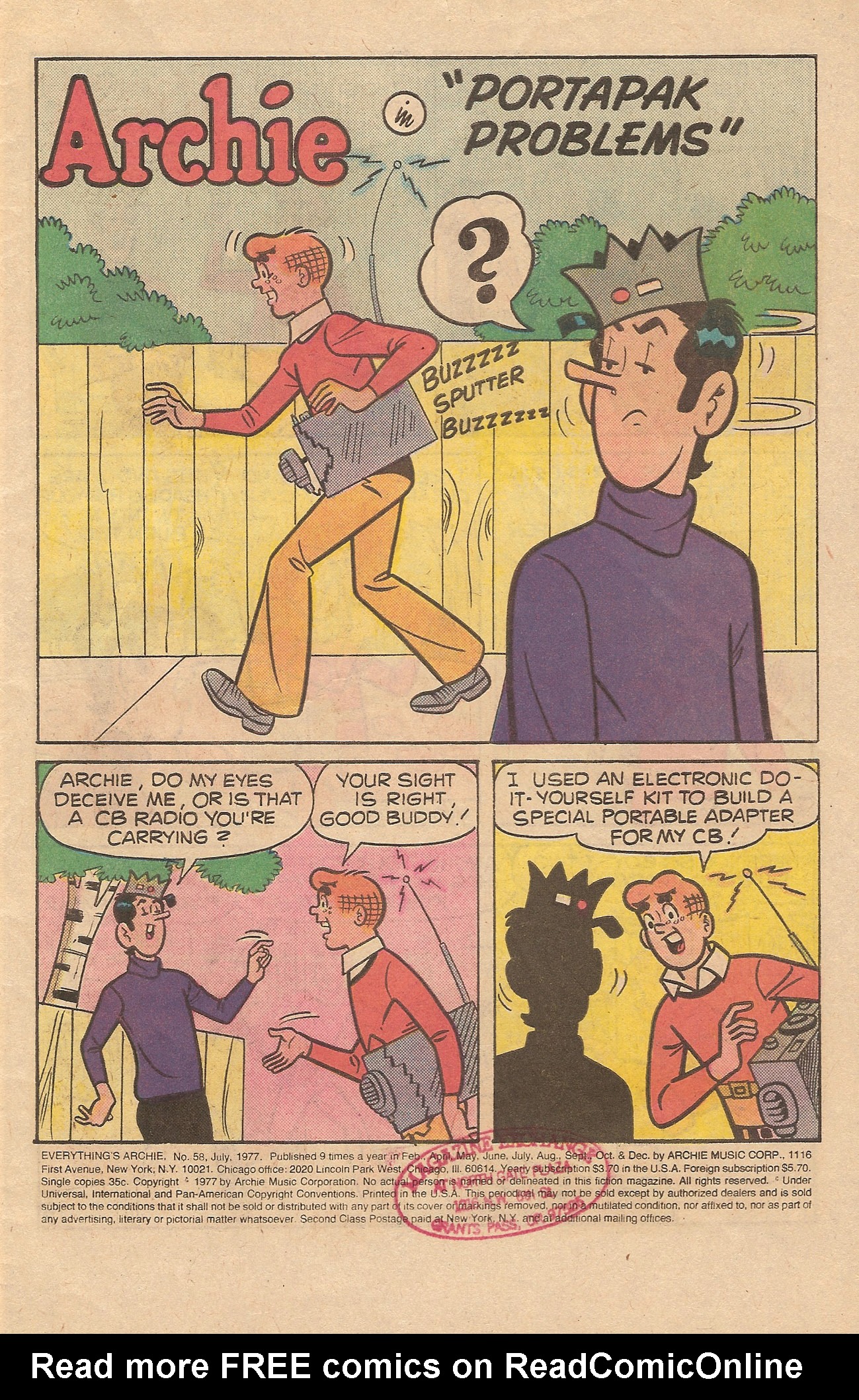 Read online Everything's Archie comic -  Issue #58 - 3