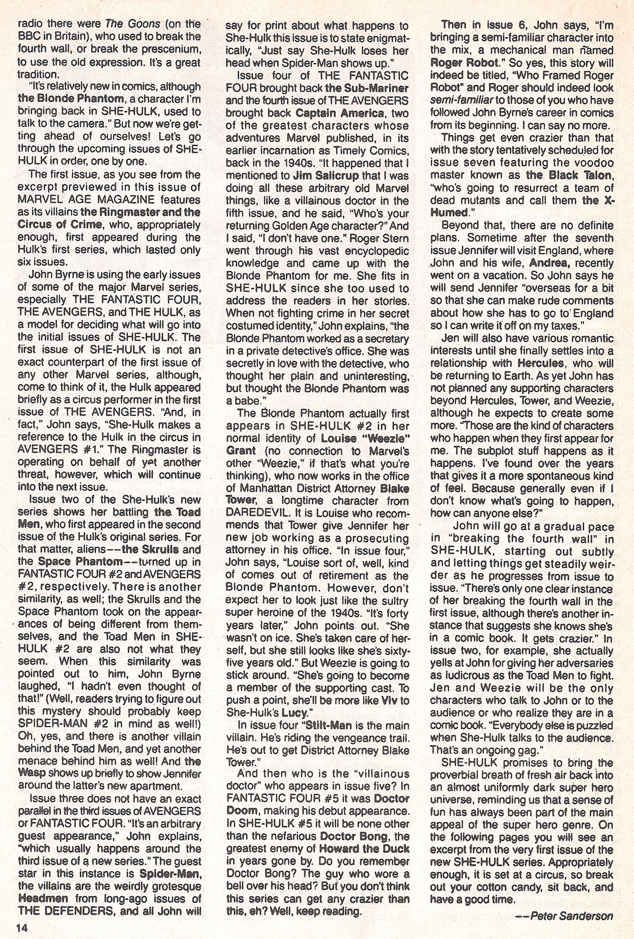 Read online Marvel Age comic -  Issue #73 - 16