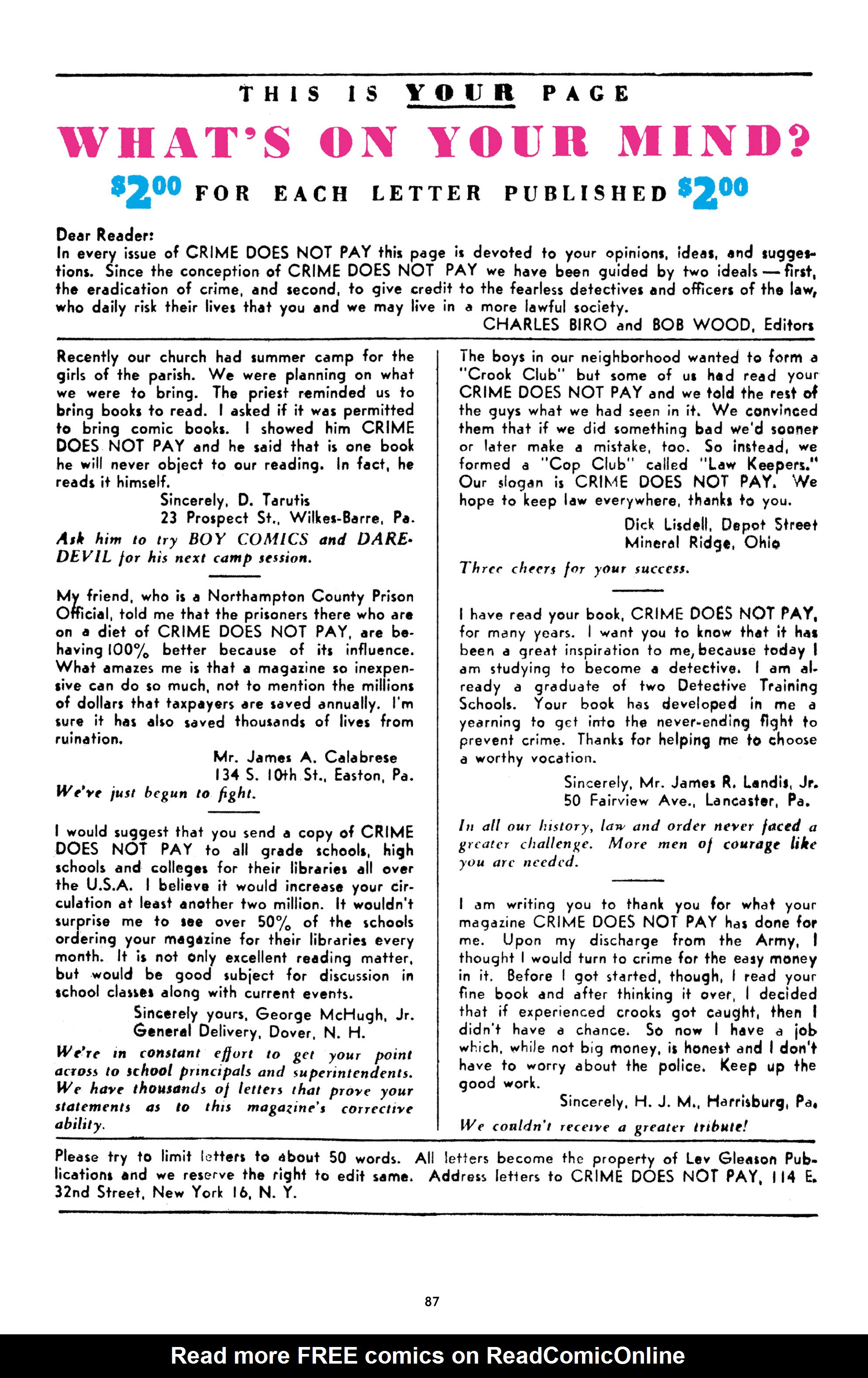 Read online Crime Does Not Pay Archives comic -  Issue # TPB 10 (Part 1) - 89