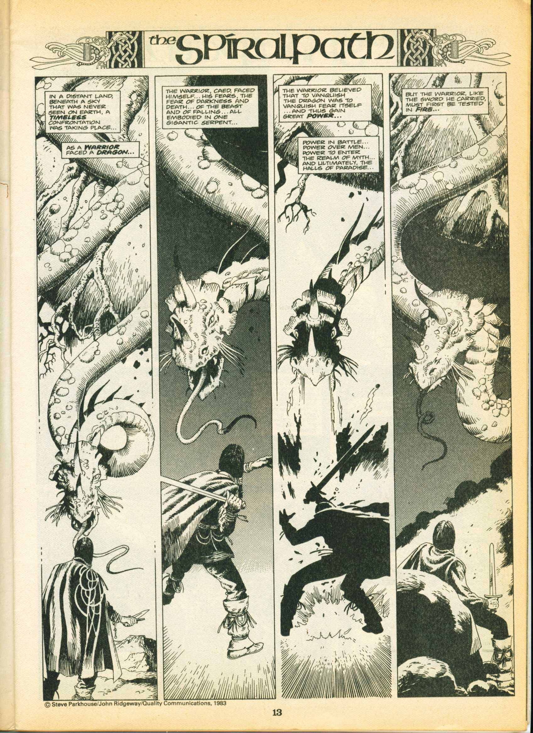 Read online Warrior comic -  Issue #9 - 13