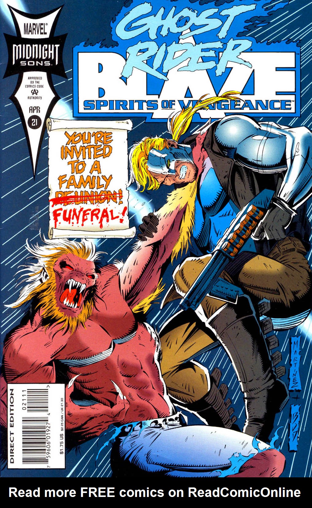 Read online Ghost Rider/Blaze: Spirits of Vengeance comic -  Issue #21 - 1