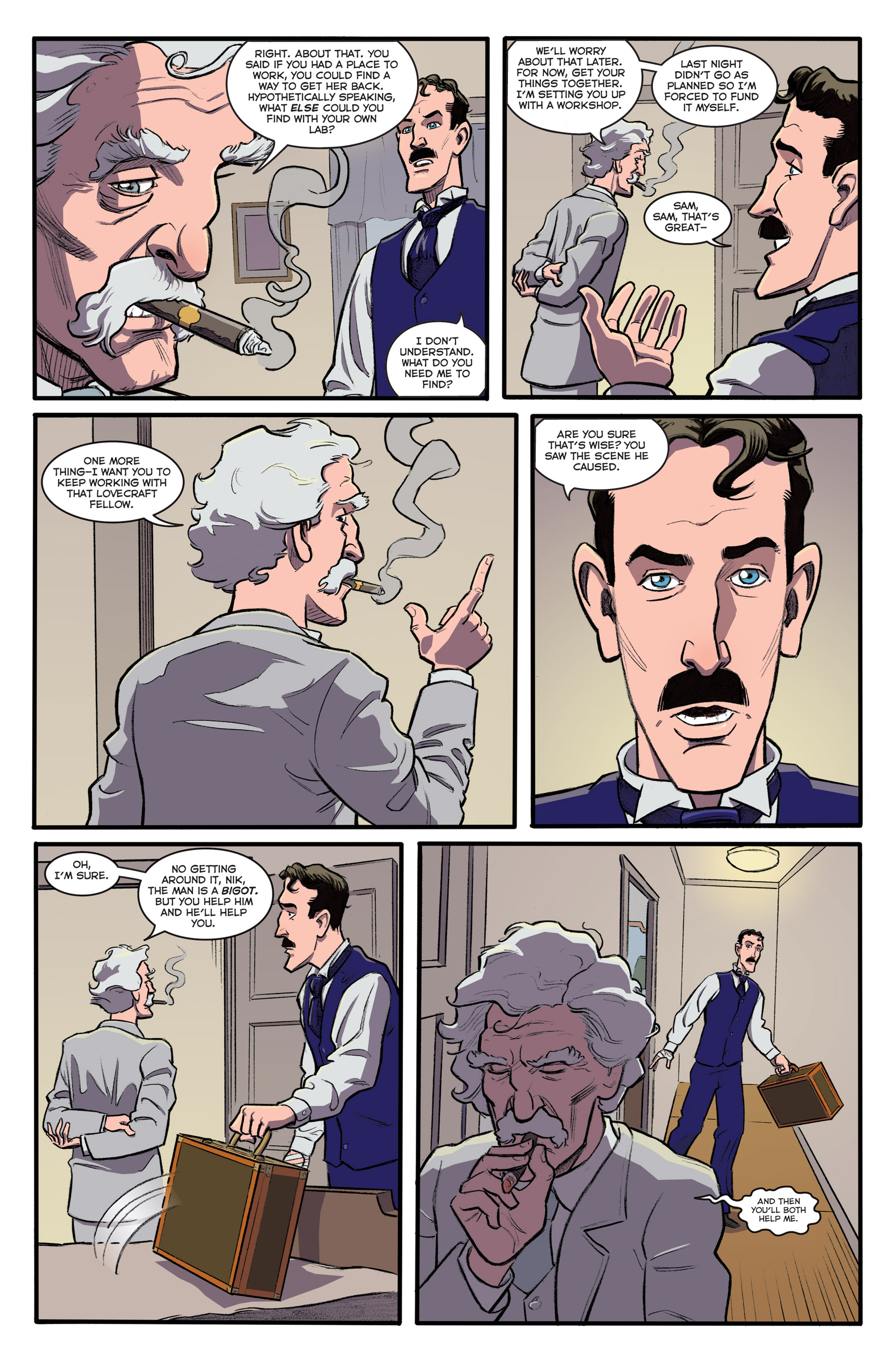 Read online Herald: Lovecraft and Tesla comic -  Issue #6 - 22