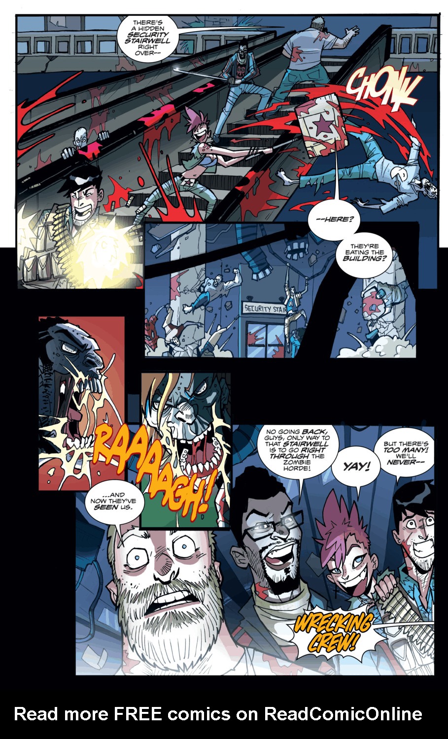Read online Fanboys vs. Zombies comic -  Issue #8 - 16