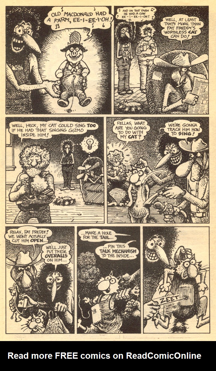 Read online Adventures of Fat Freddy's Cat comic -  Issue #2 - 6