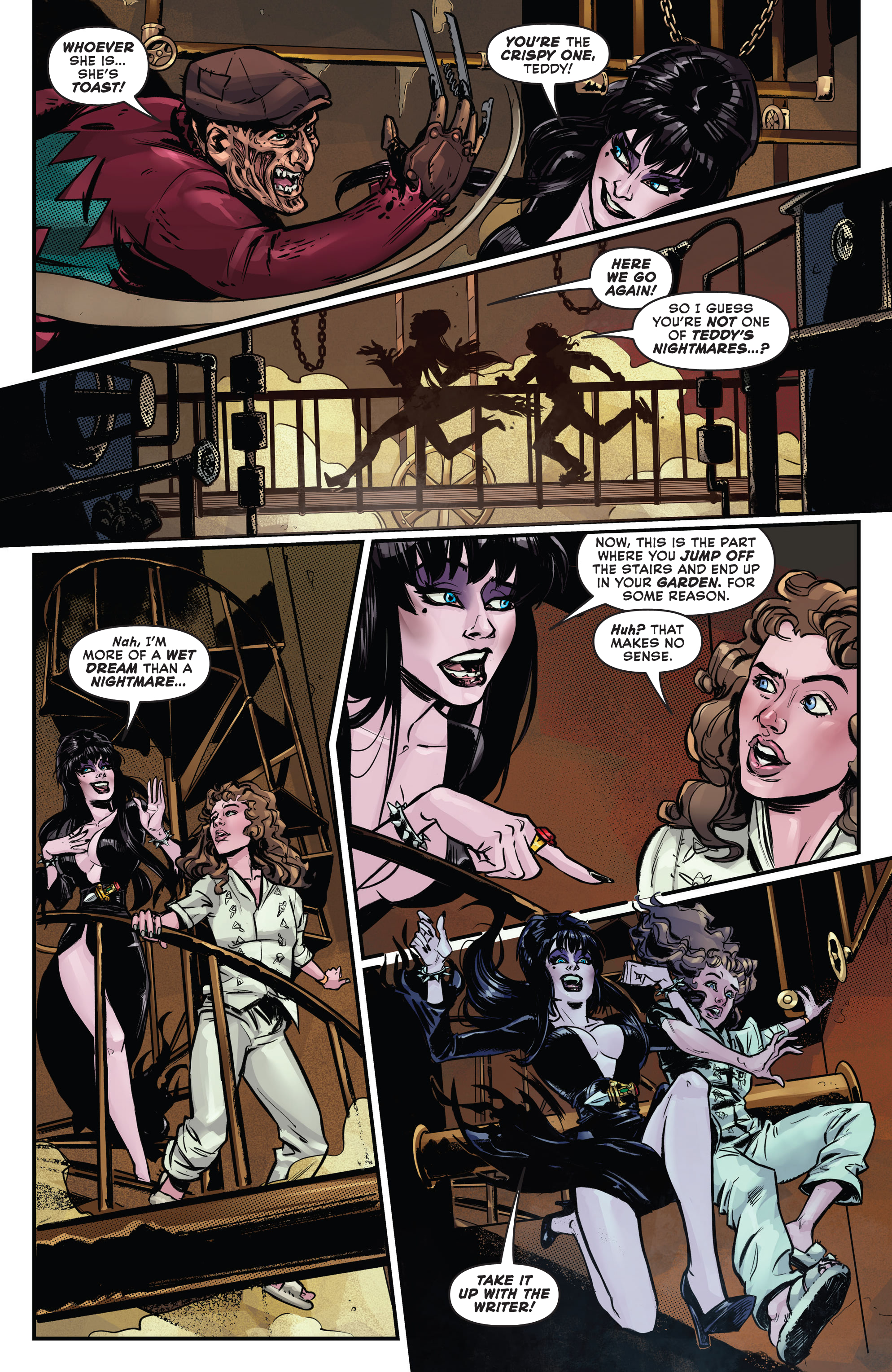 Read online Elvira in Horrorland comic -  Issue #4 - 7