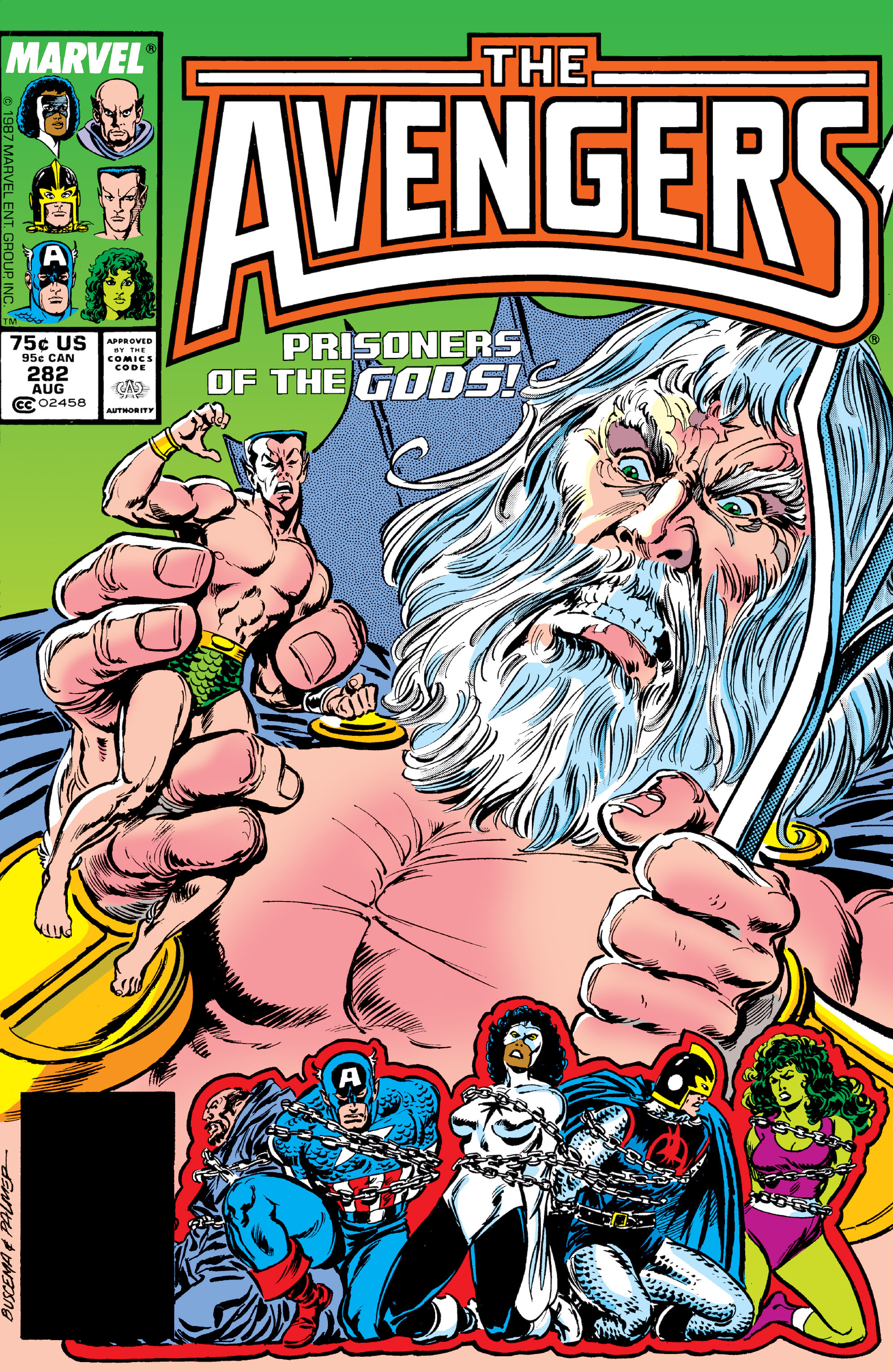 Read online The Avengers (1963) comic -  Issue #282 - 1