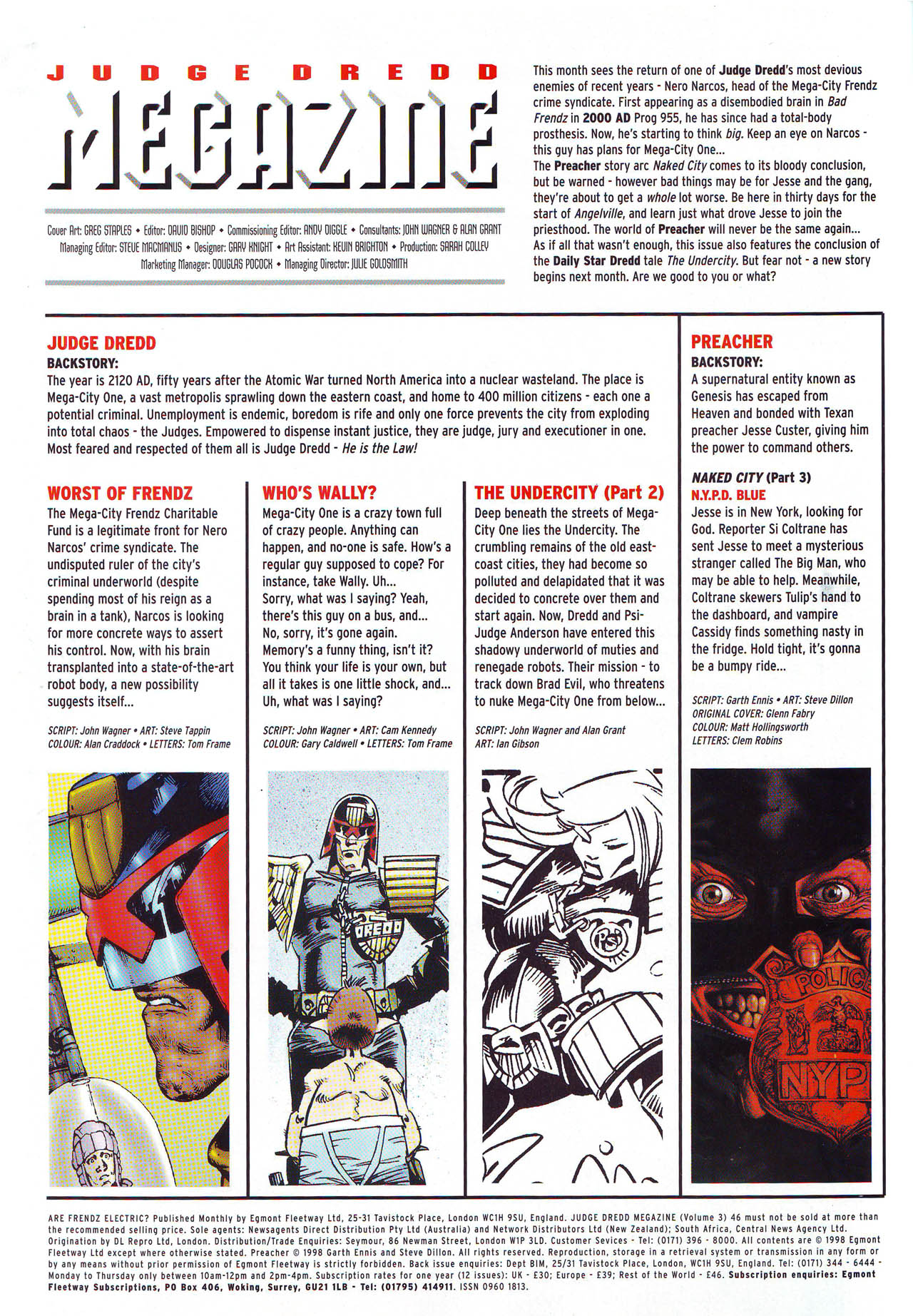 Read online Judge Dredd Megazine (vol. 3) comic -  Issue #46 - 2