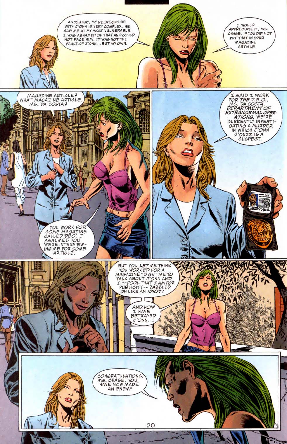 Read online Martian Manhunter (1998) comic -  Issue #10 - 21