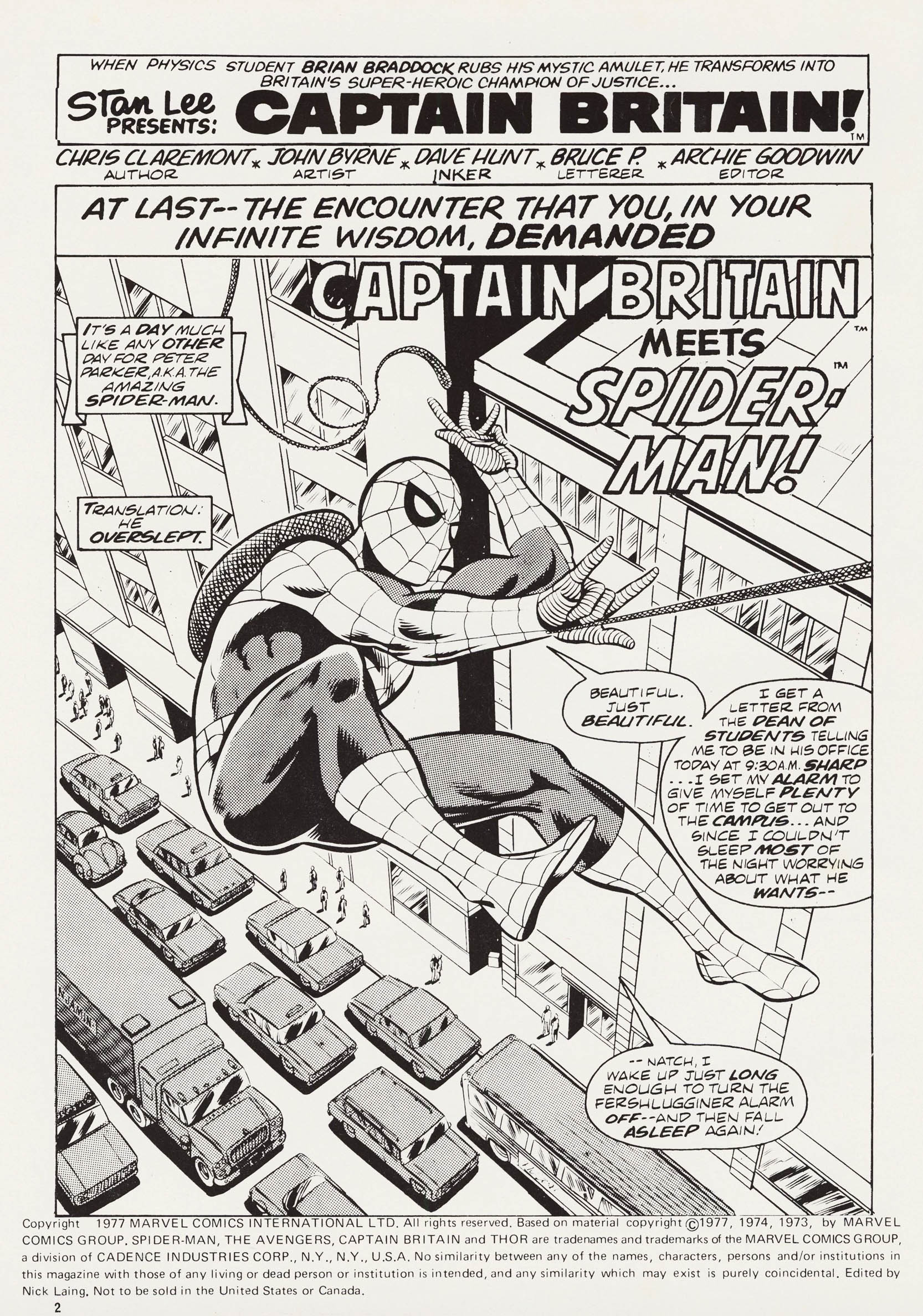 Read online Super Spider-Man and Captain Britain comic -  Issue #248 - 2