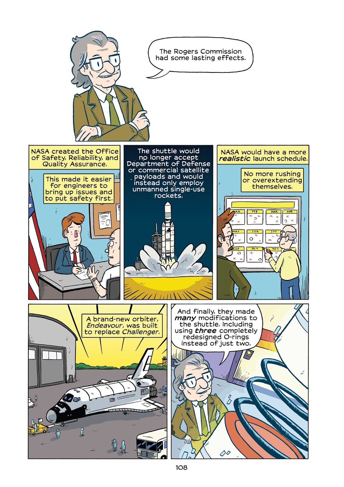 History Comics: The Challenger Disaster: Tragedy in the Skies issue TPB - Page 113