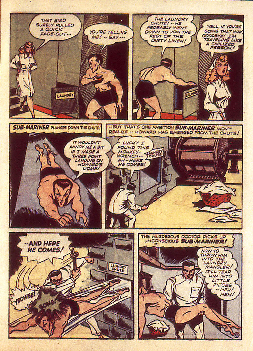 Read online Sub-Mariner Comics comic -  Issue #4 - 16