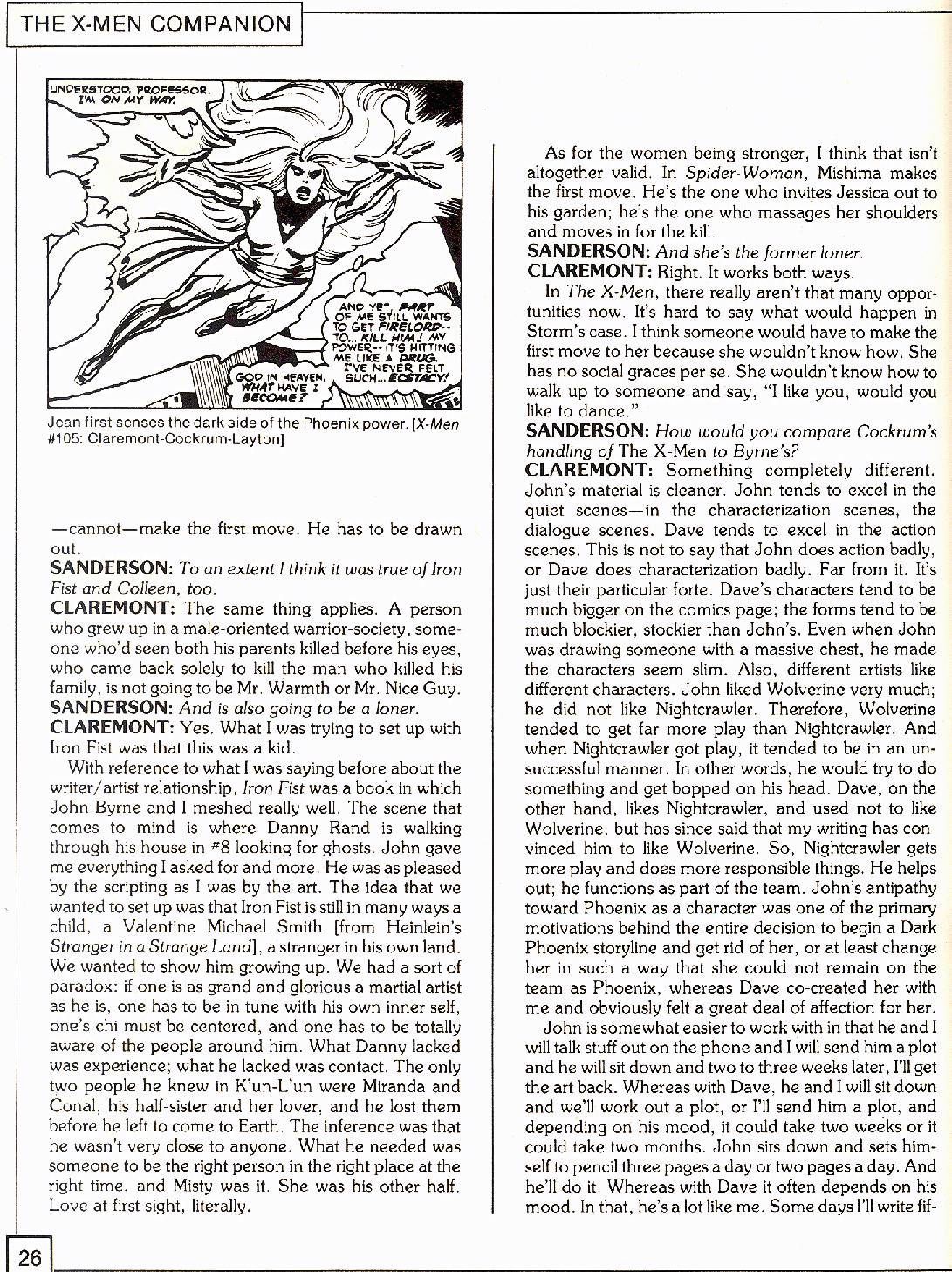 Read online The X-Men Companion comic -  Issue #2 - 26