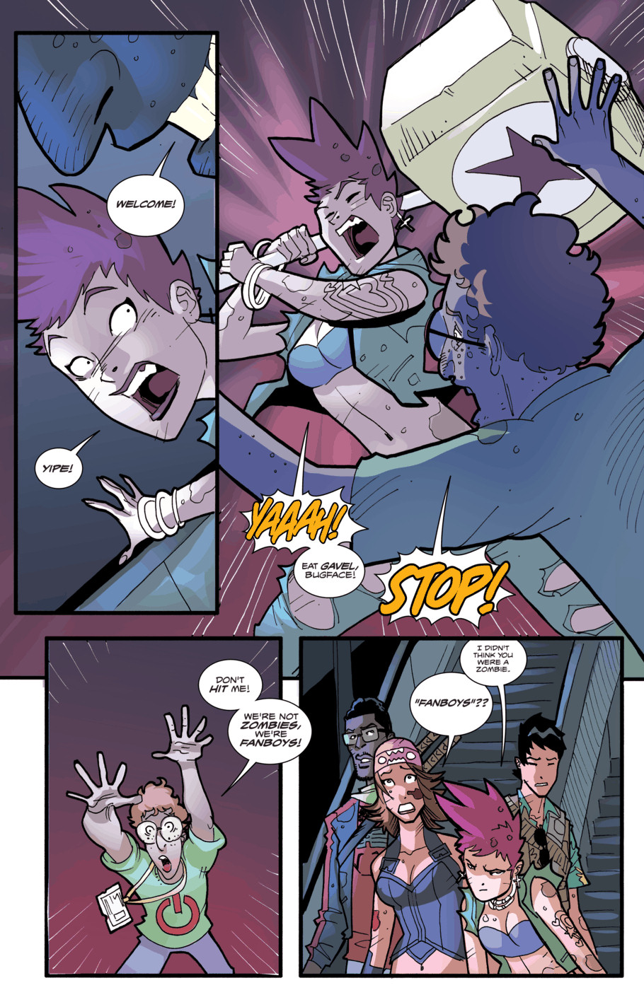 Read online Fanboys vs. Zombies comic -  Issue #6 - 26