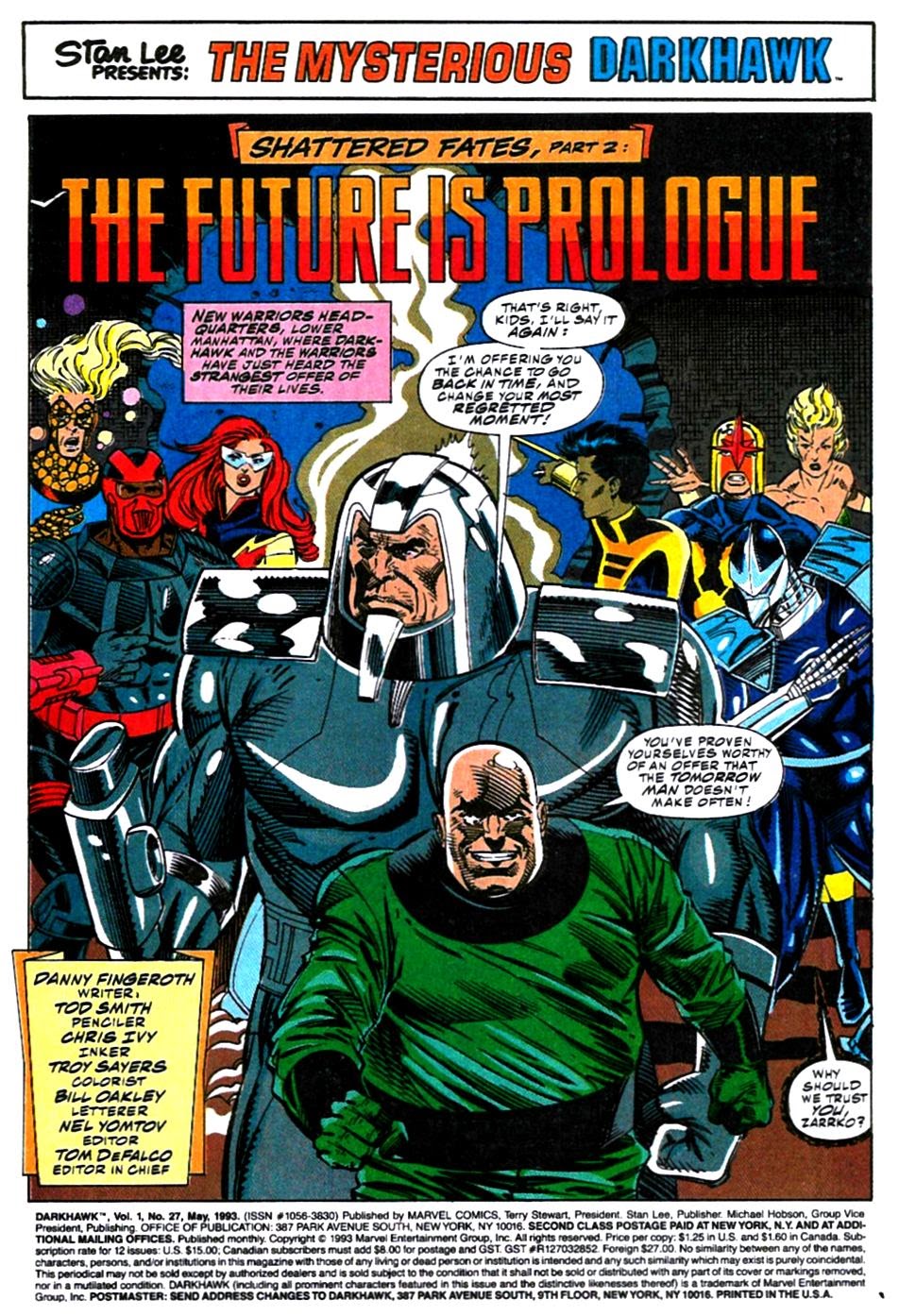 Read online Darkhawk (1991) comic -  Issue #27 - 2
