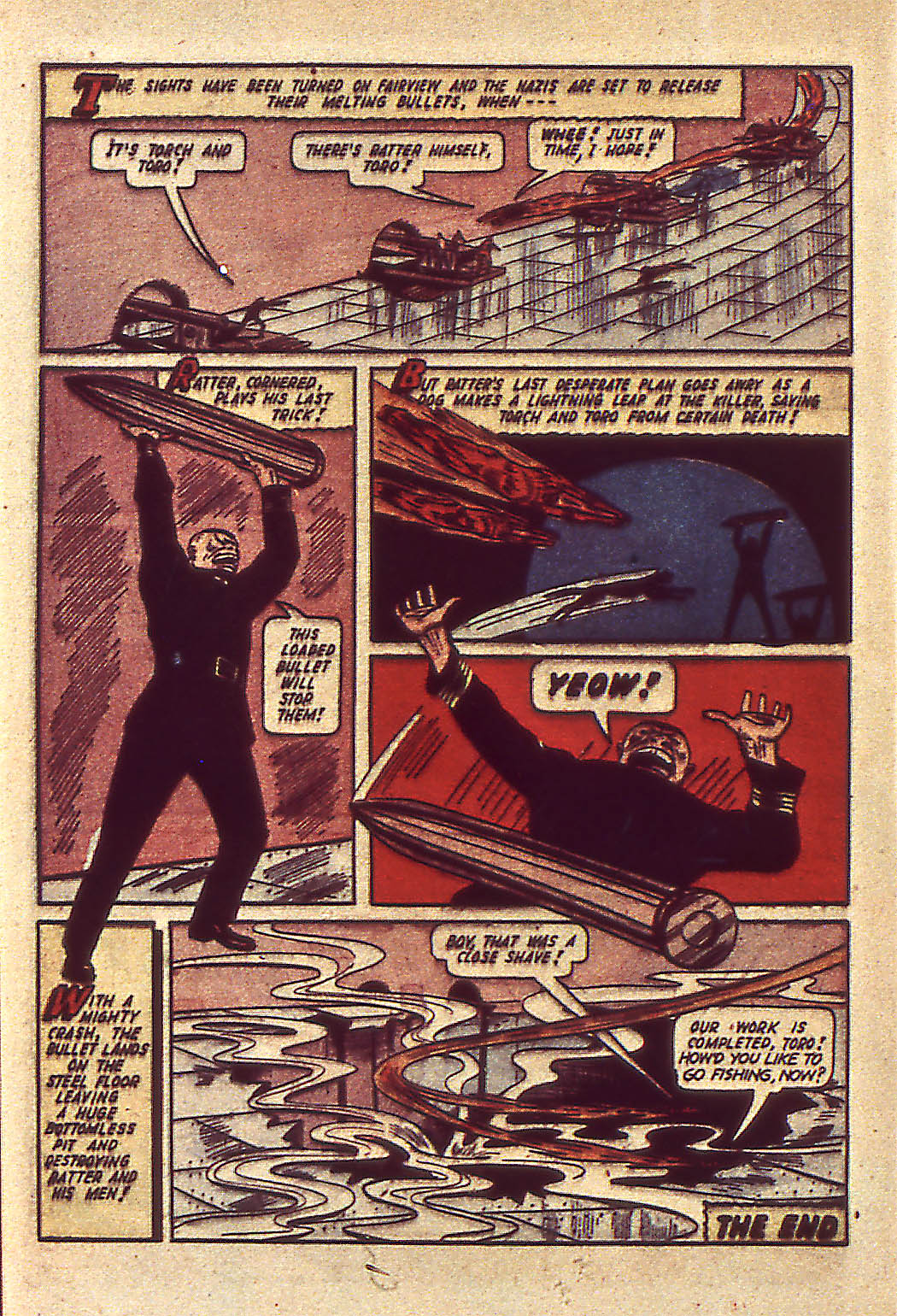 Read online The Human Torch (1940) comic -  Issue #14 - 14