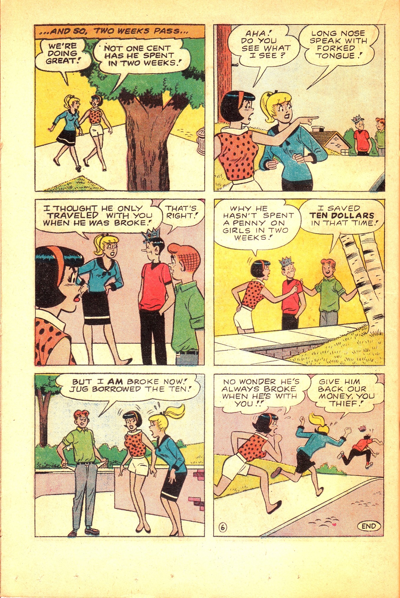 Read online Archie's Pal Jughead comic -  Issue #124 - 18