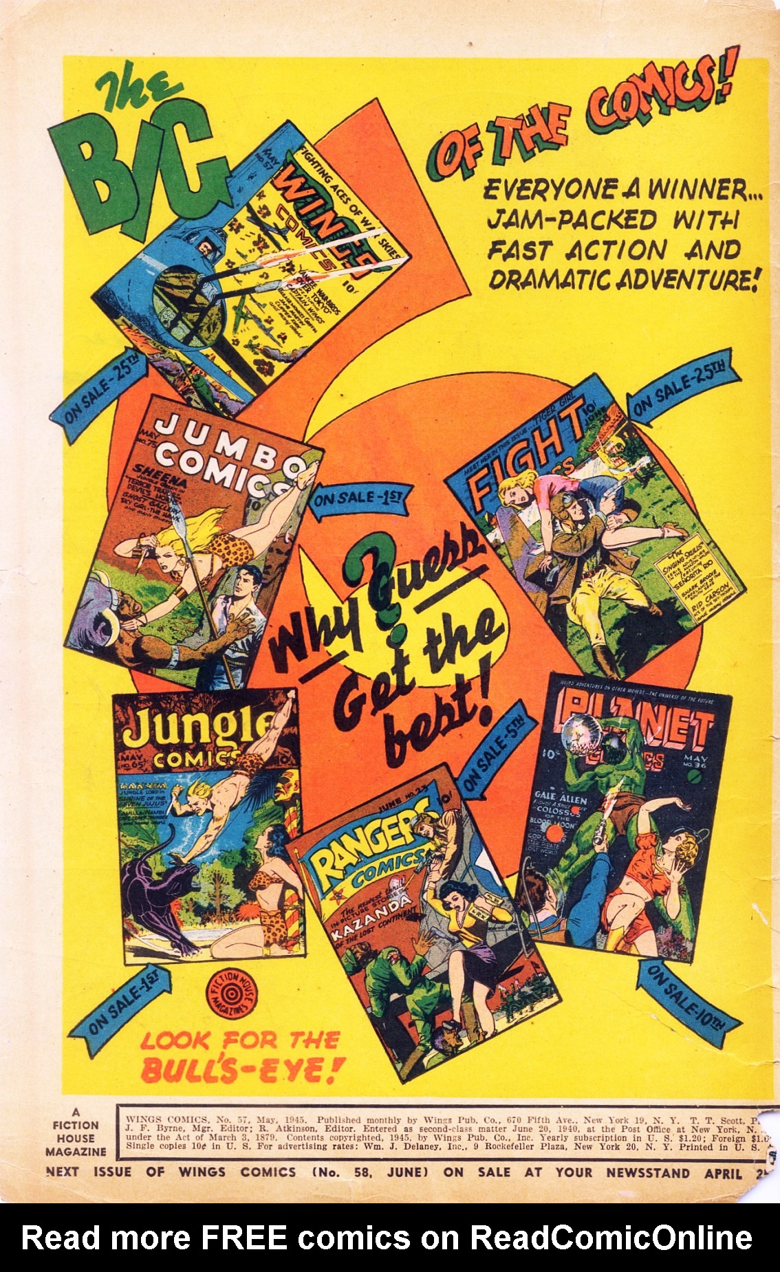 Read online Wings Comics comic -  Issue #57 - 2