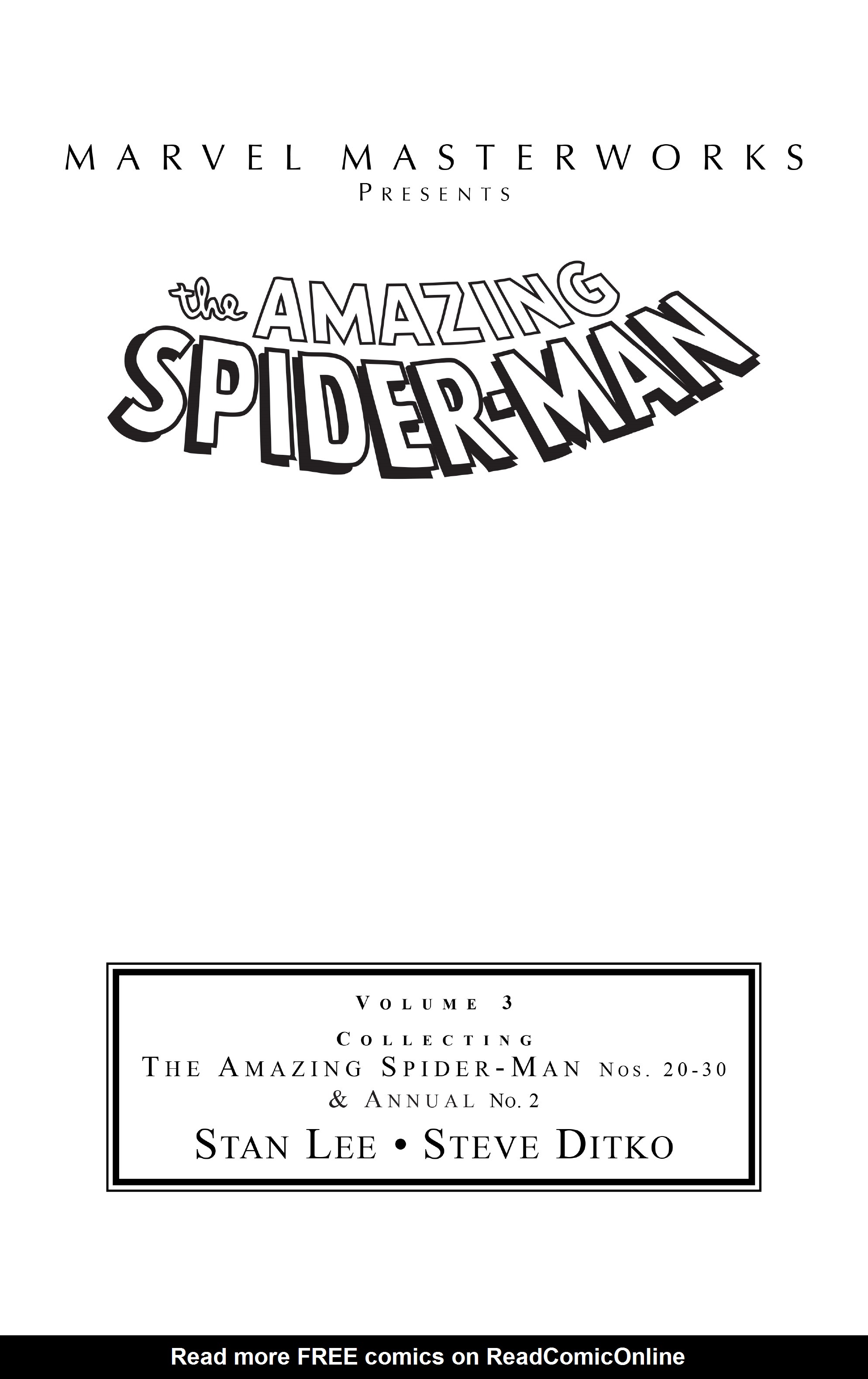 Read online Marvel Masterworks: The Amazing Spider-Man comic -  Issue # TPB 3 (Part 1) - 2