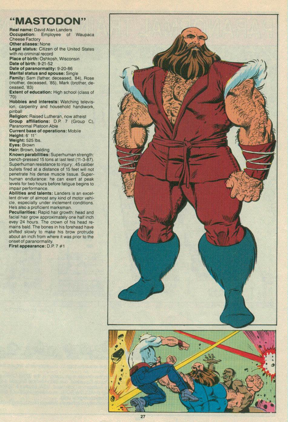 Read online D.P.7 comic -  Issue #22 - 27