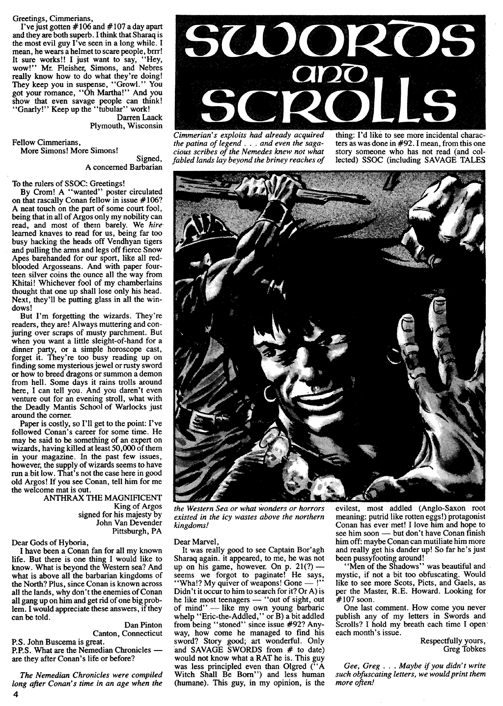 Read online The Savage Sword Of Conan comic -  Issue #110 - 5