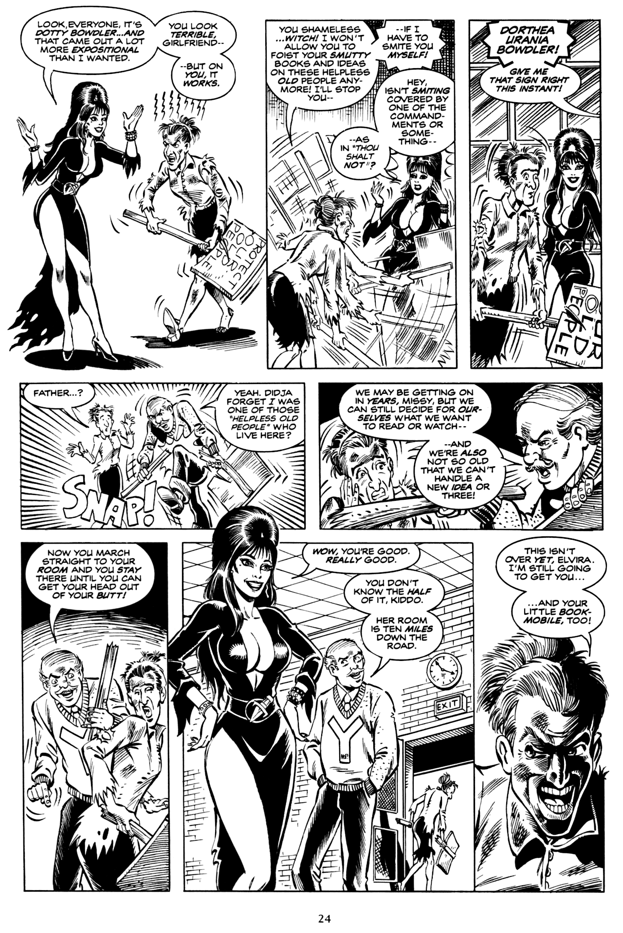 Read online Elvira, Mistress of the Dark comic -  Issue #84 - 25