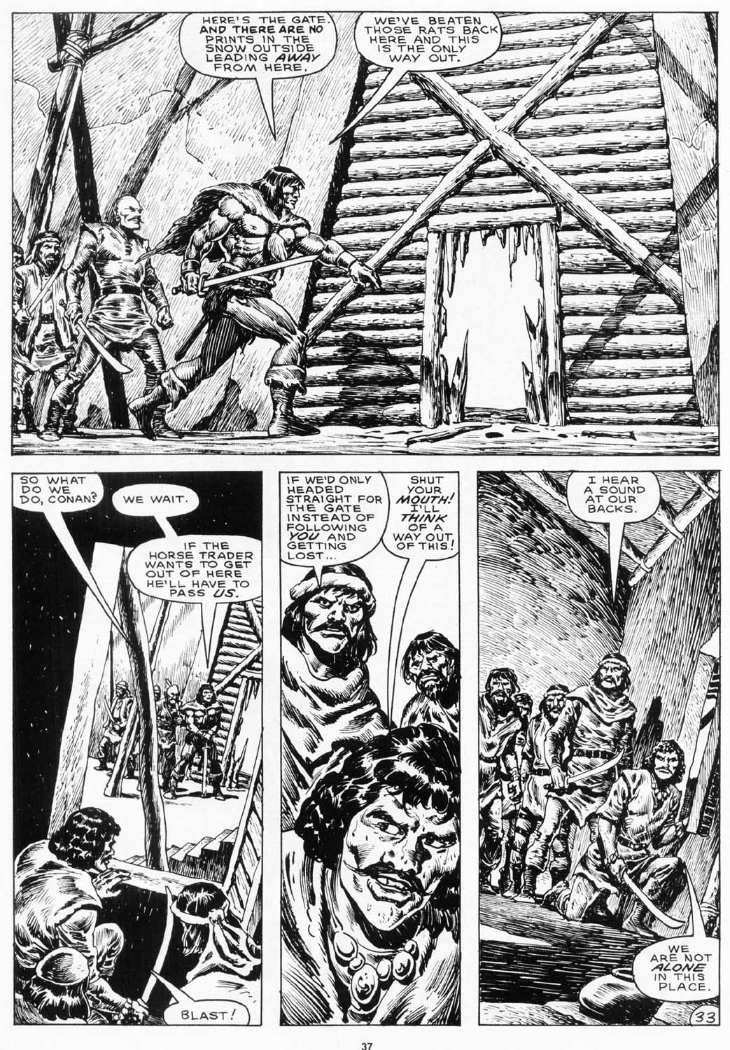 Read online The Savage Sword Of Conan comic -  Issue #155 - 38