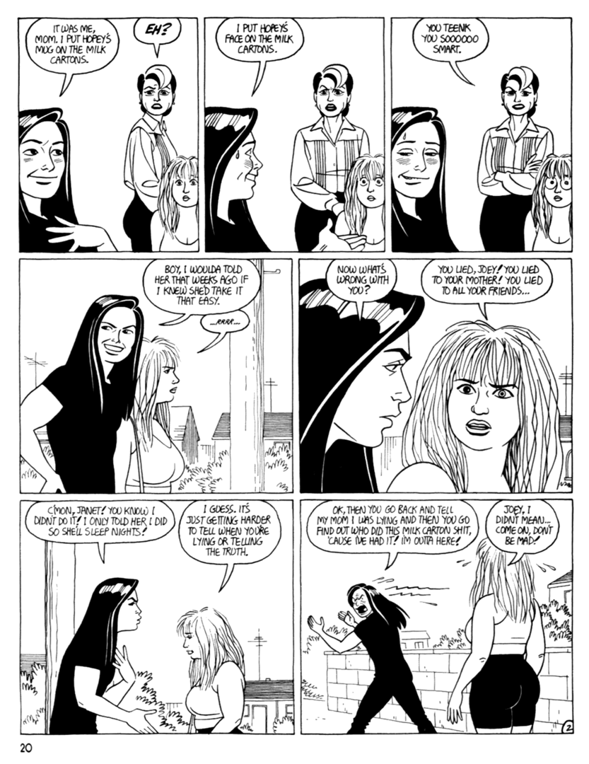 Read online Love and Rockets (1982) comic -  Issue #42 - 22