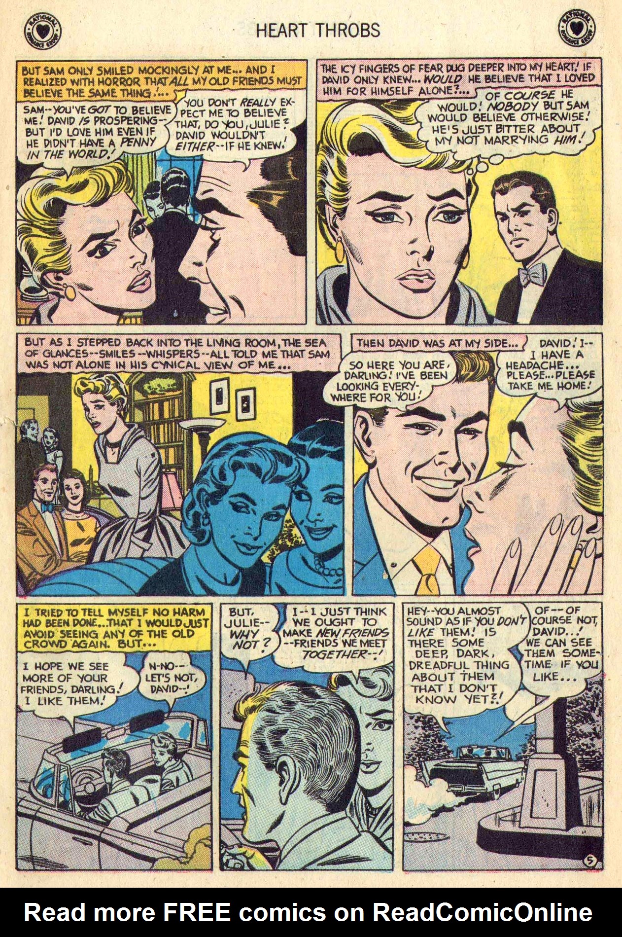 Read online Heart Throbs comic -  Issue #49 - 7
