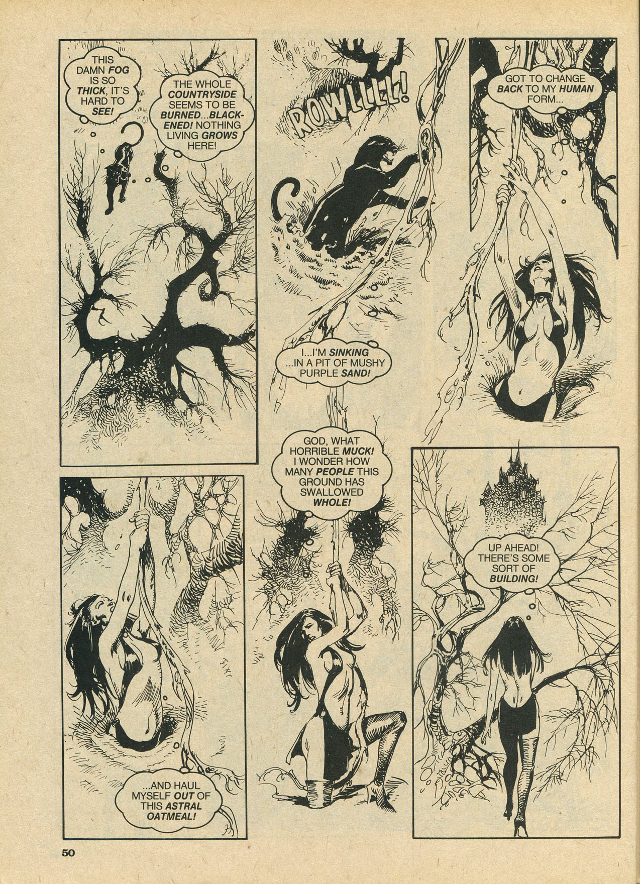 Read online Vampirella (1969) comic -  Issue #95 - 50