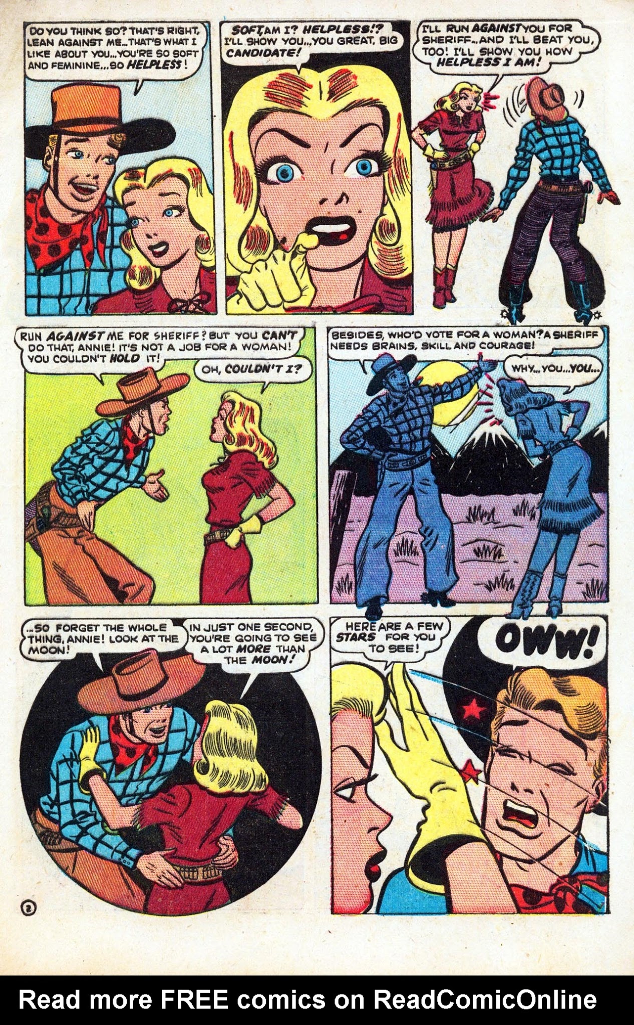 Read online Annie Oakley comic -  Issue #2 - 13