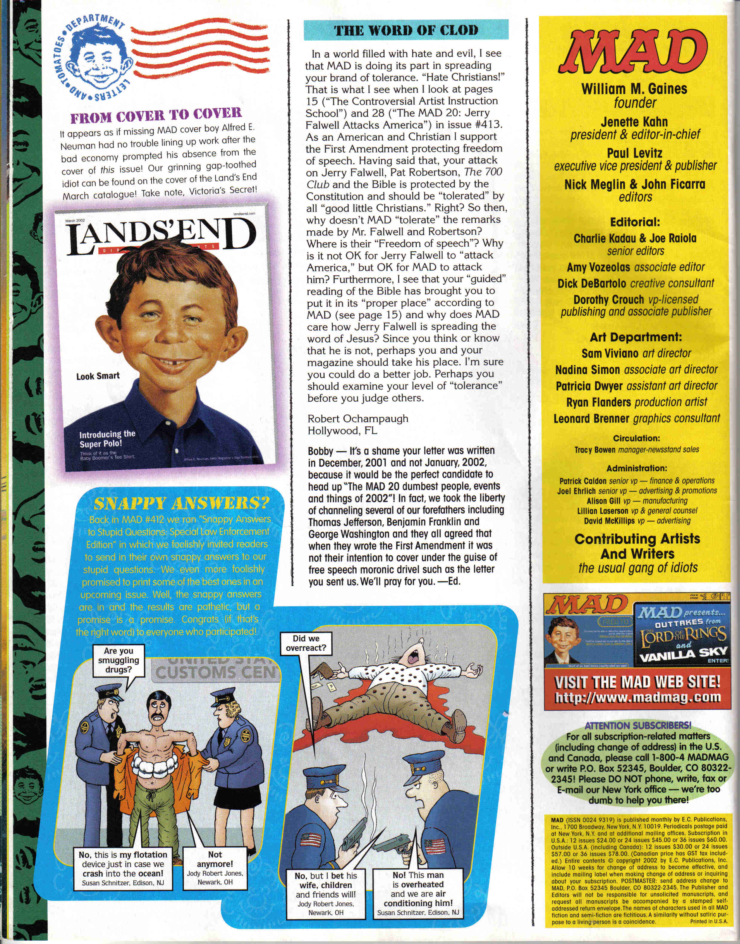 Read online MAD comic -  Issue #416 - 5