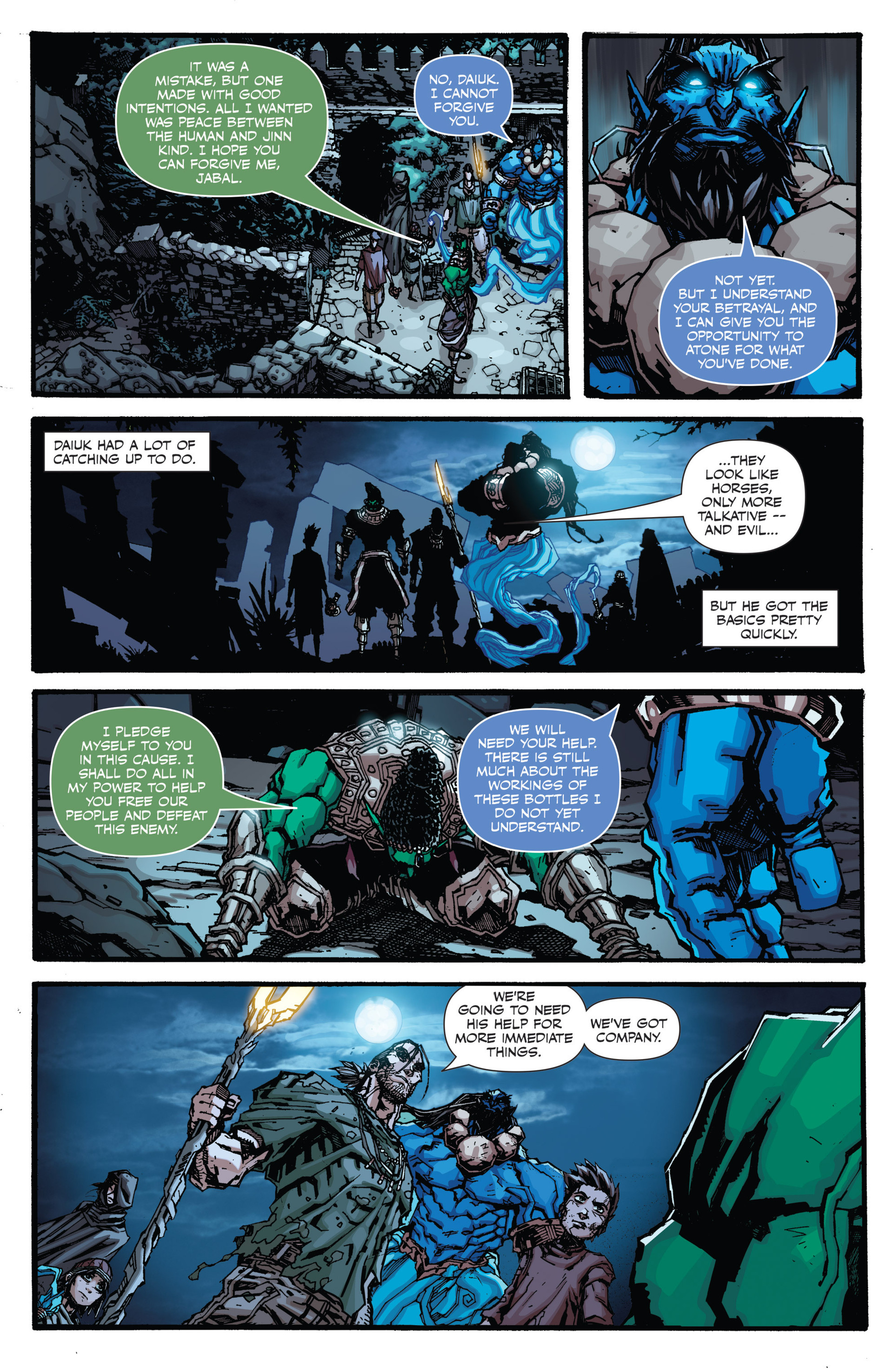Read online Jinnrise comic -  Issue #6 - 18