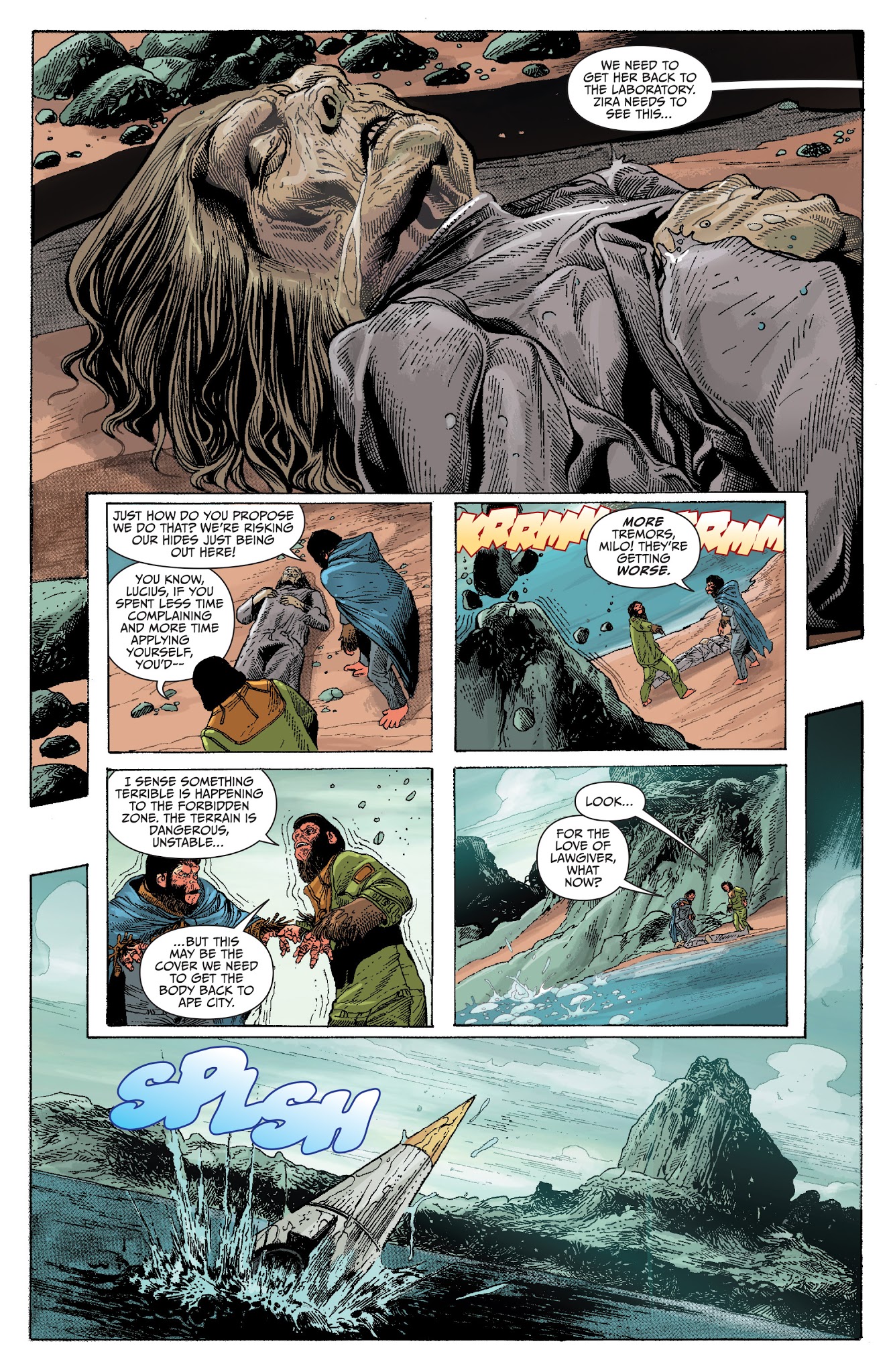 Read online Kong on the Planet of the Apes comic -  Issue #6 - 13