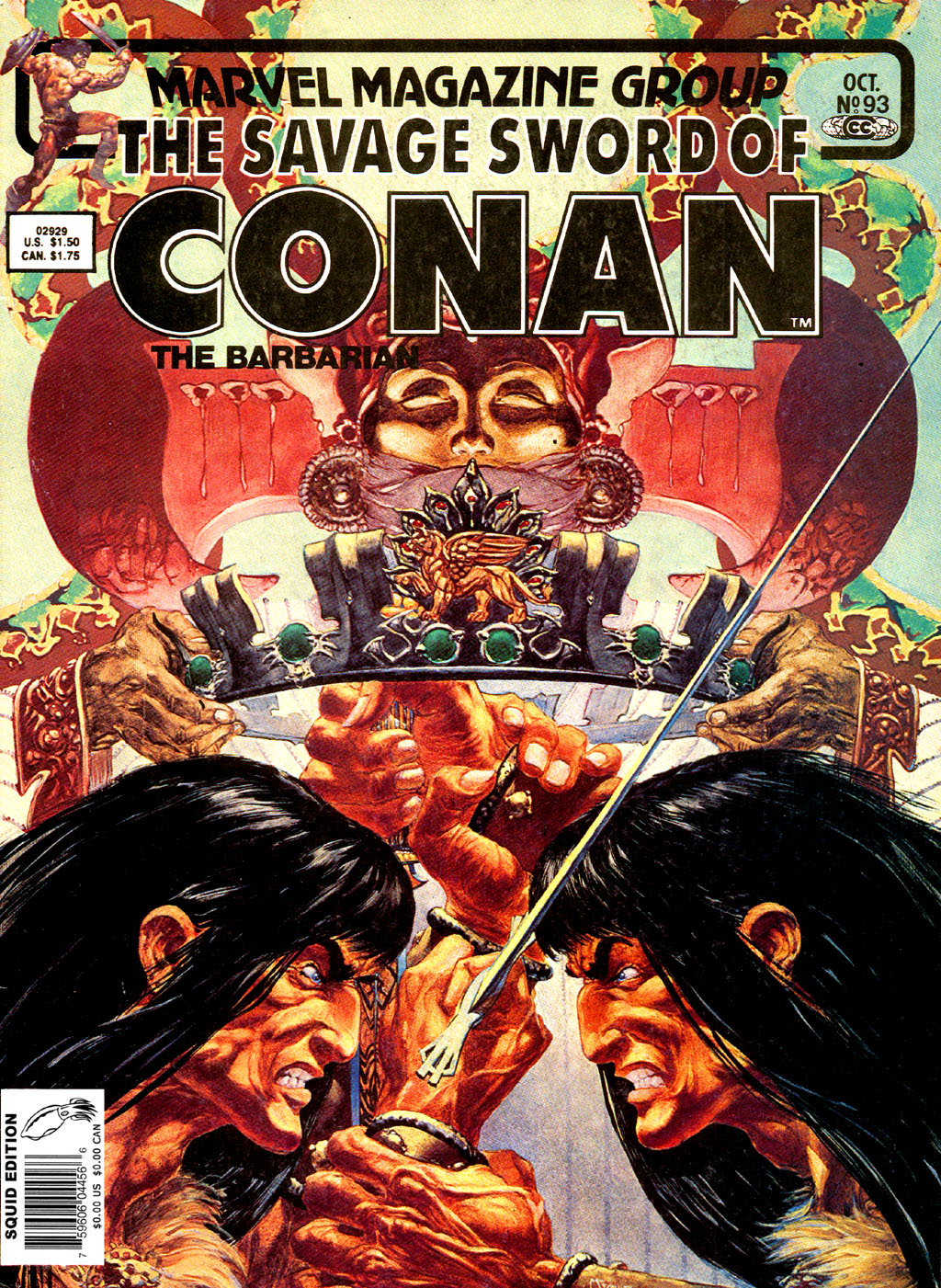 Read online The Savage Sword Of Conan comic -  Issue #93 - 1