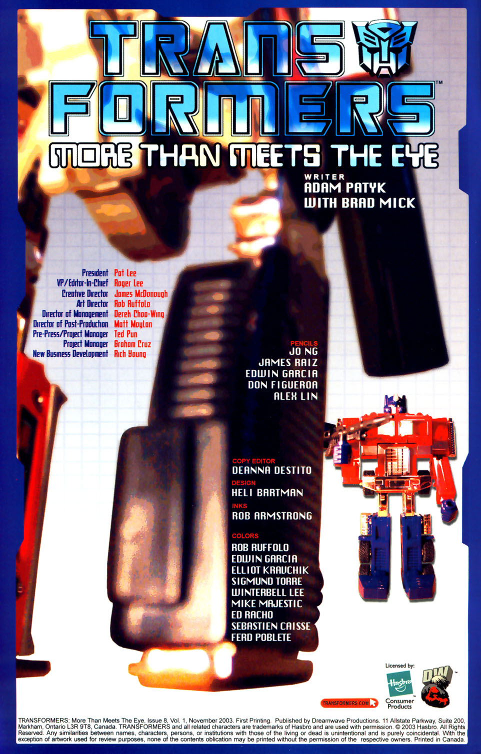 Read online Transformers: More than Meets the Eye comic -  Issue #8 - 2