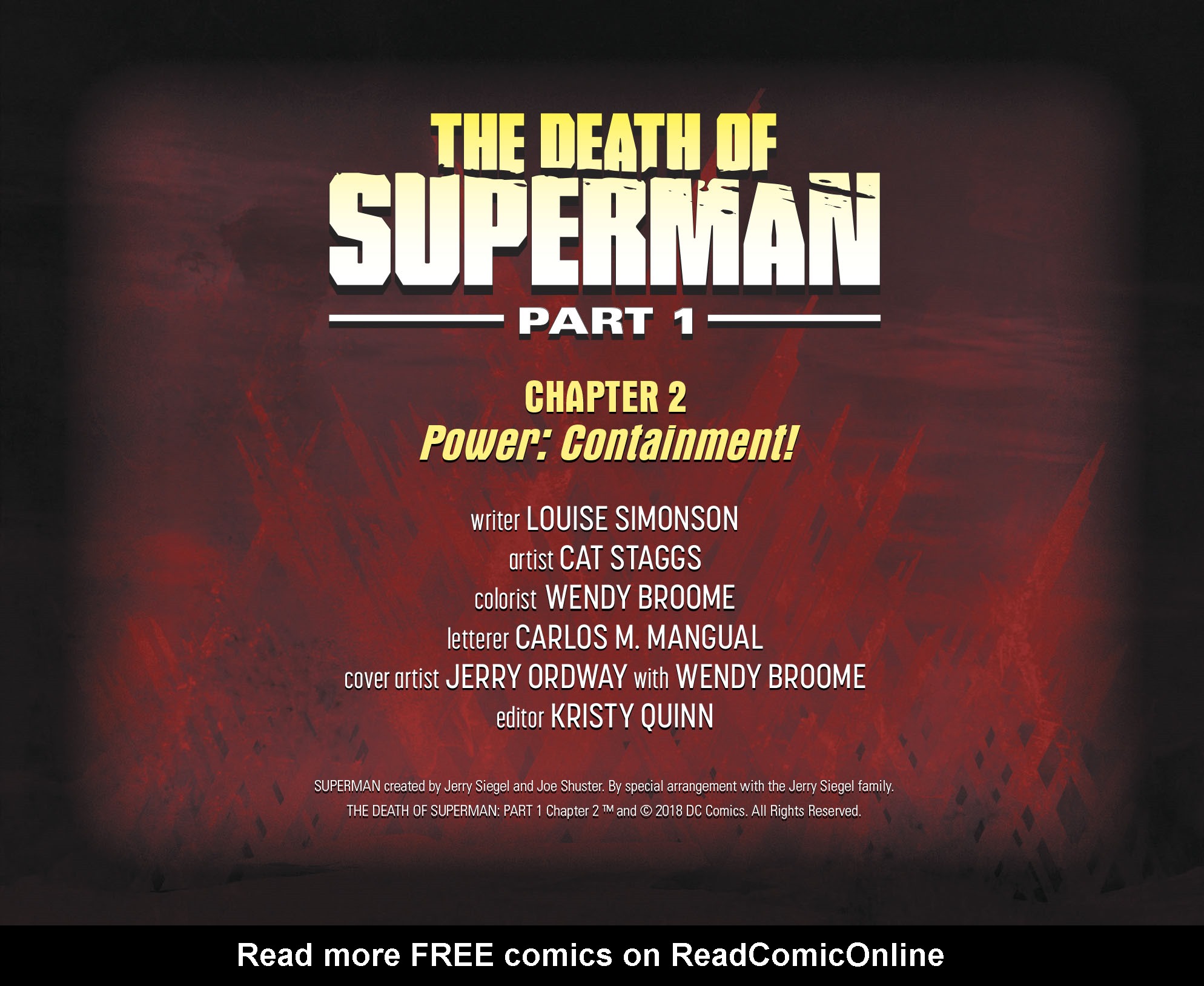 Read online The Death of Superman (2018) comic -  Issue #2 - 2