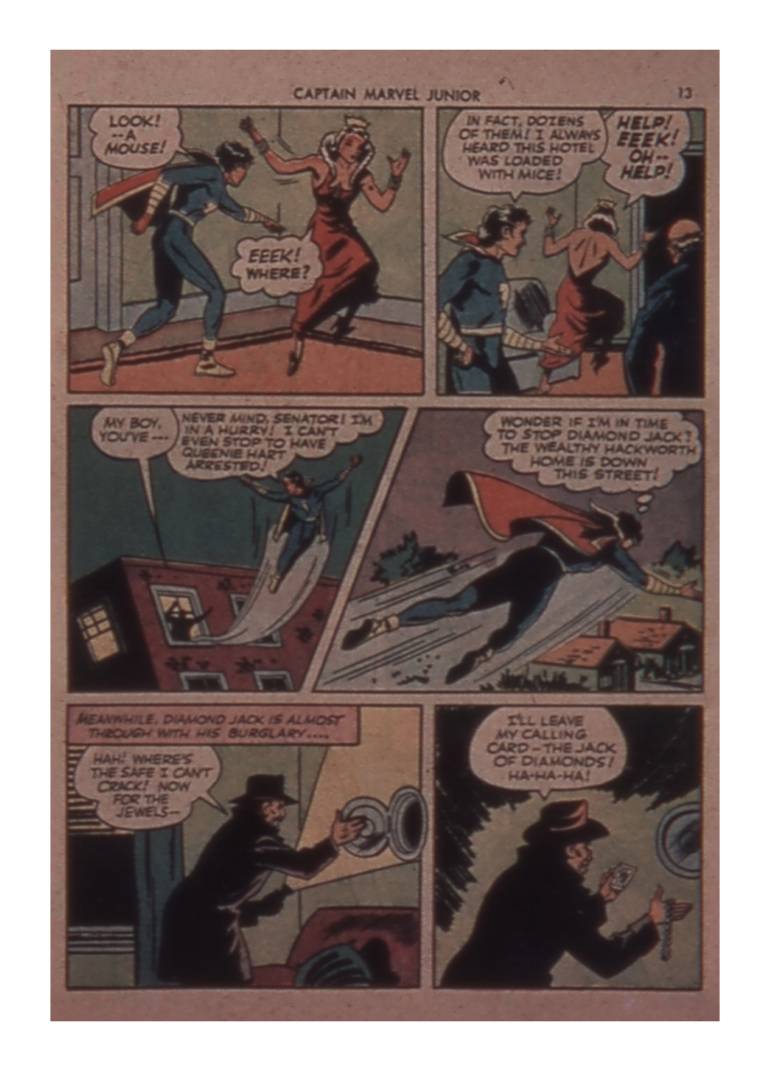 Read online Captain Marvel, Jr. comic -  Issue #7 - 13